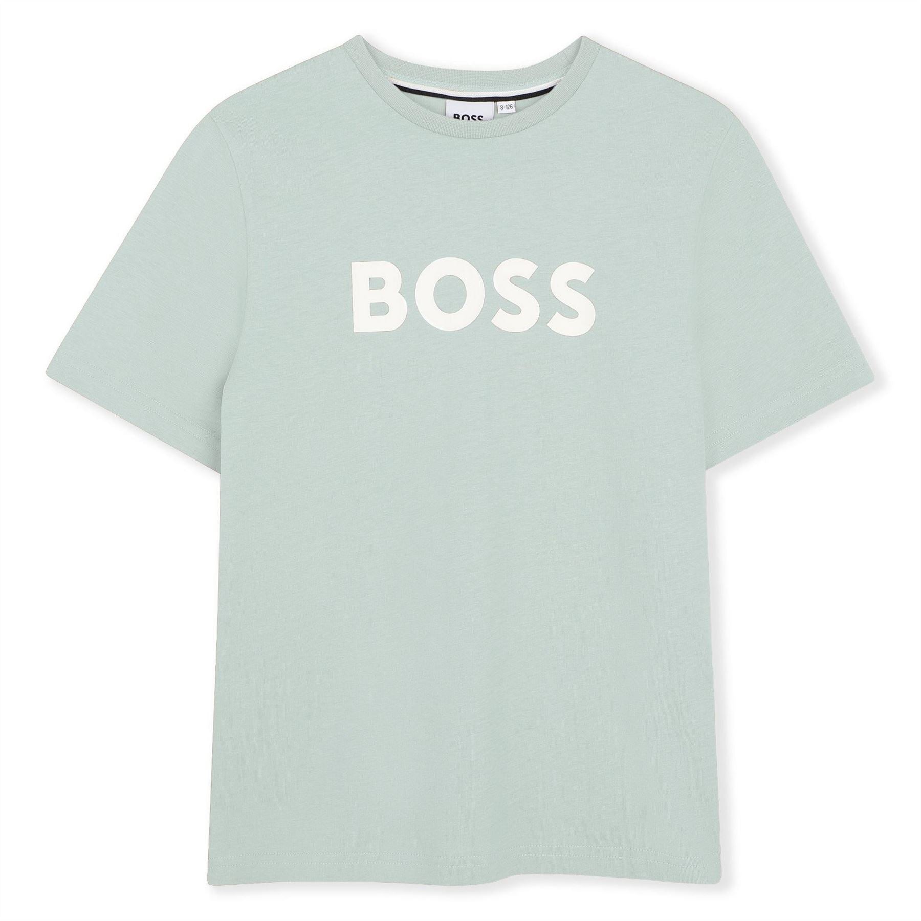 Boss Regular Fit Crew Neck Lettering T-Shirt