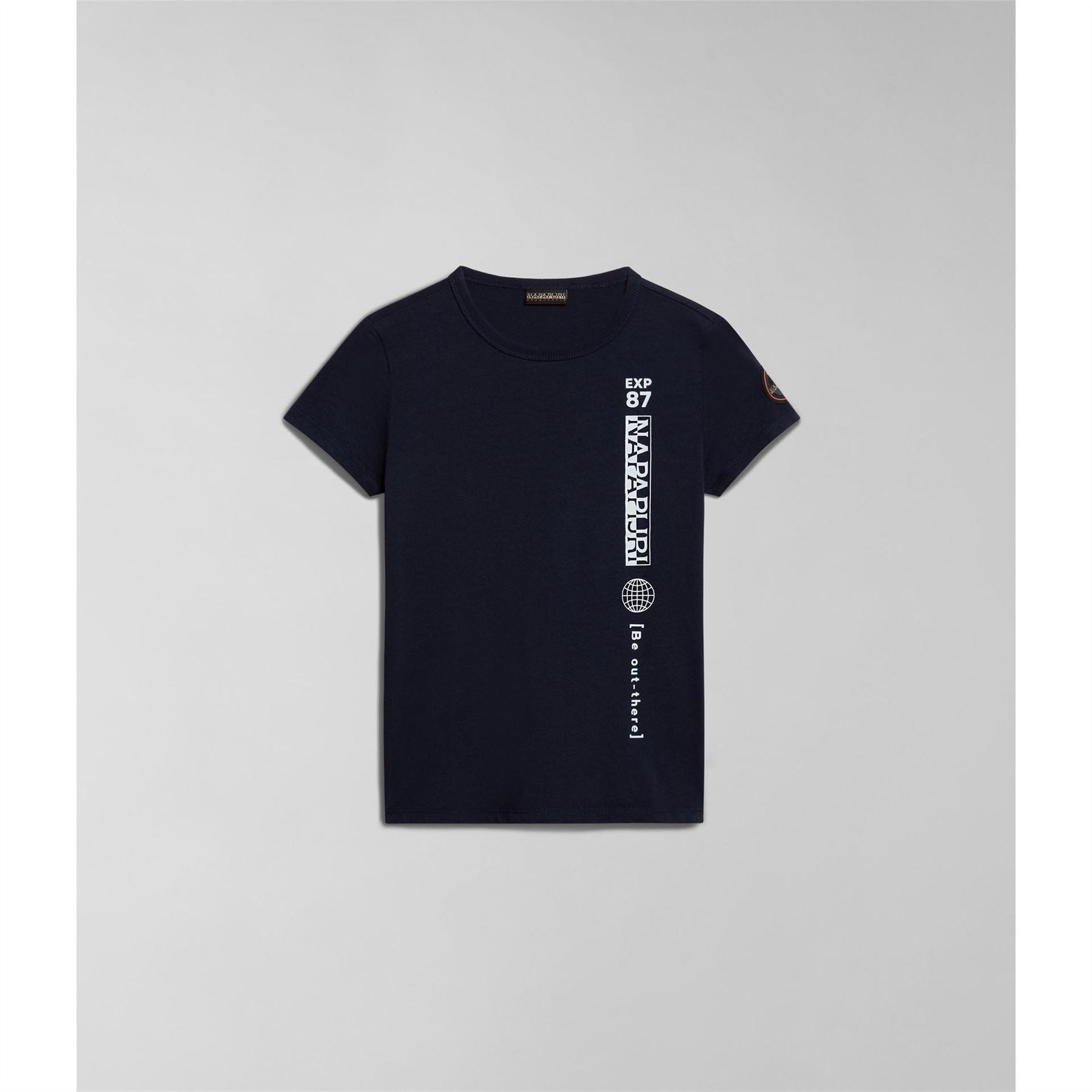 Napapijri Hudson Text Graphic Crew Neck T-Shirt