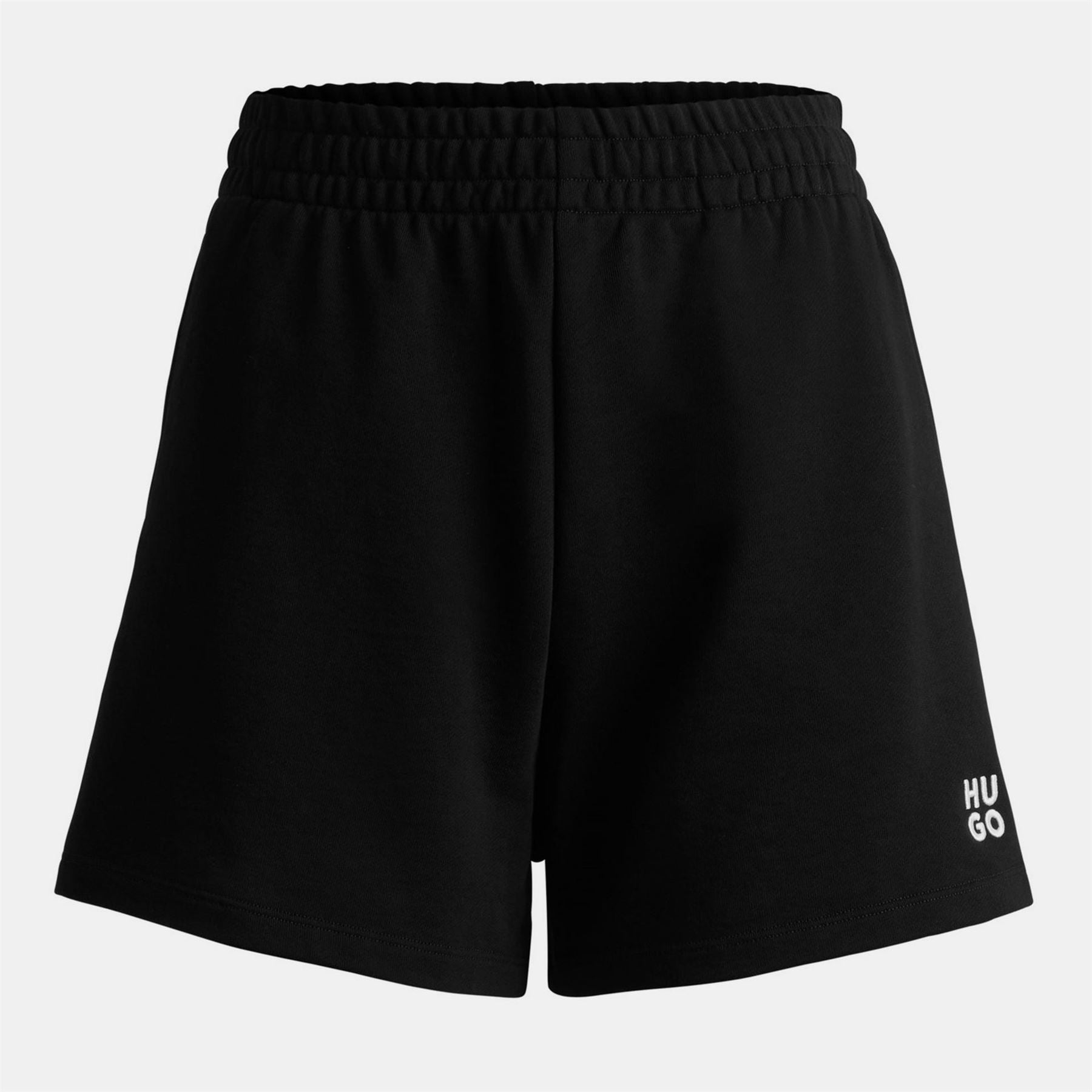 Hugo Solid Sweat Shorts with Elasticated Waistband