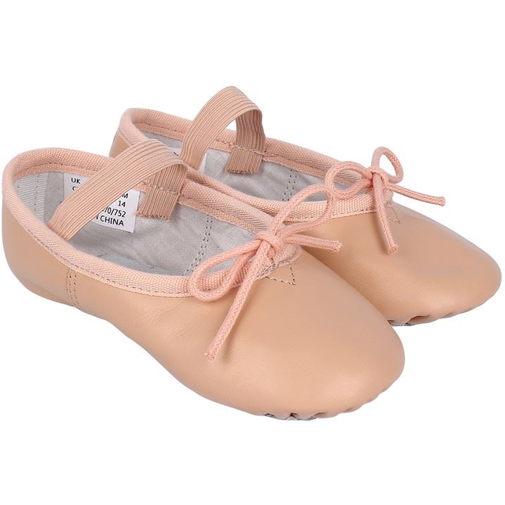 Slazenger Full Sole Leather Ballet Slippers