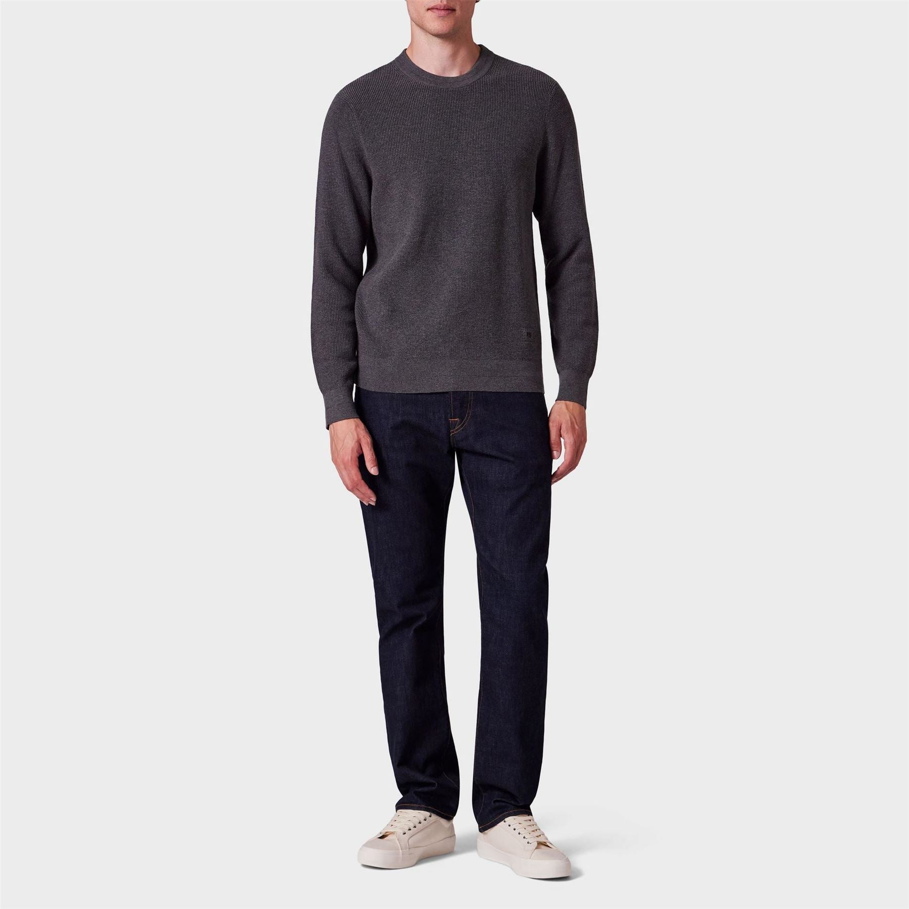 PS Paul Smith Knitted Patch Relaxed Fit Crew Neck Jumper