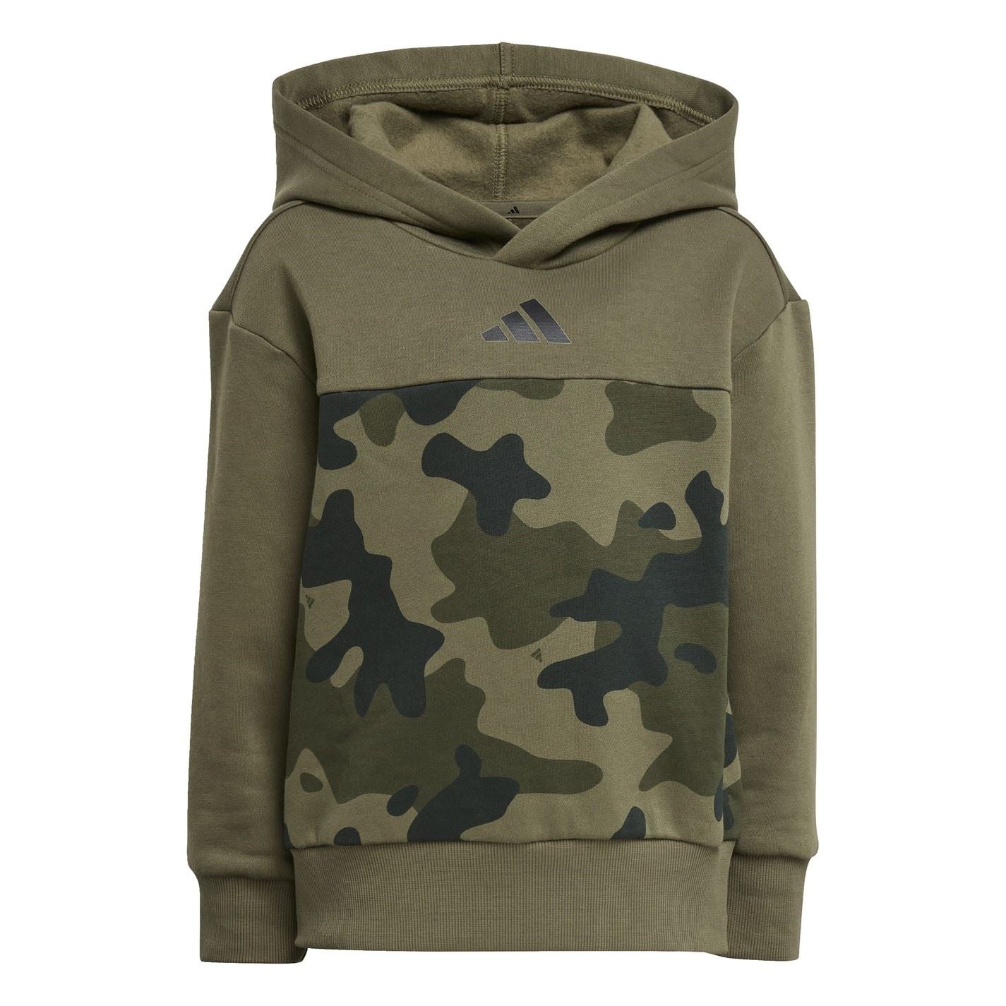 adidas Essentials Allover Print Hoodie Set Kids