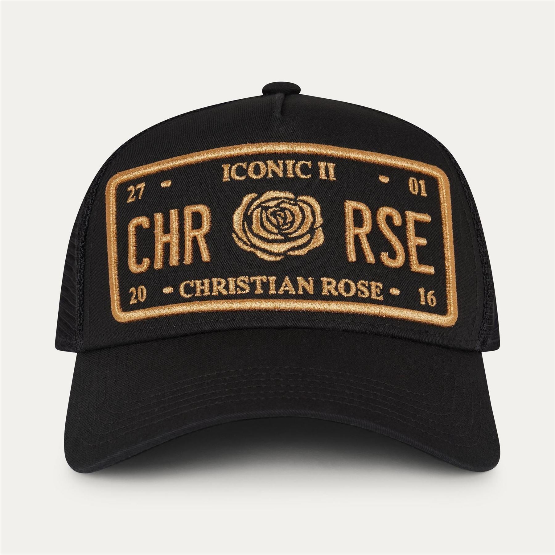 Christian Rose Ii Plate Trucker Cap