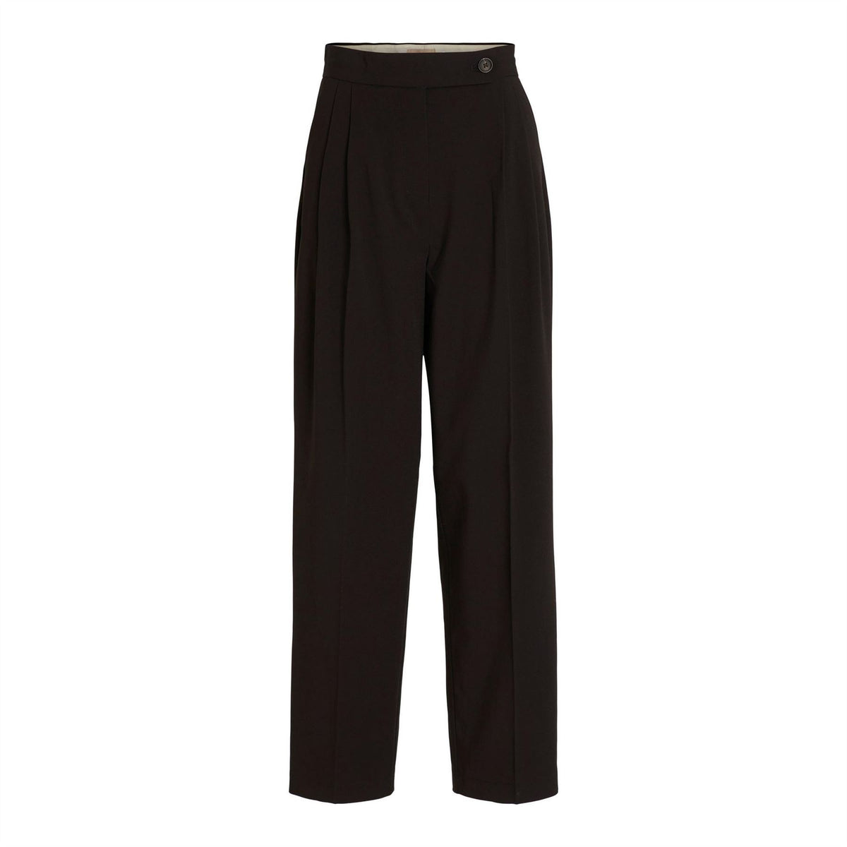 Vila Vclry Pleat Straight Trousers