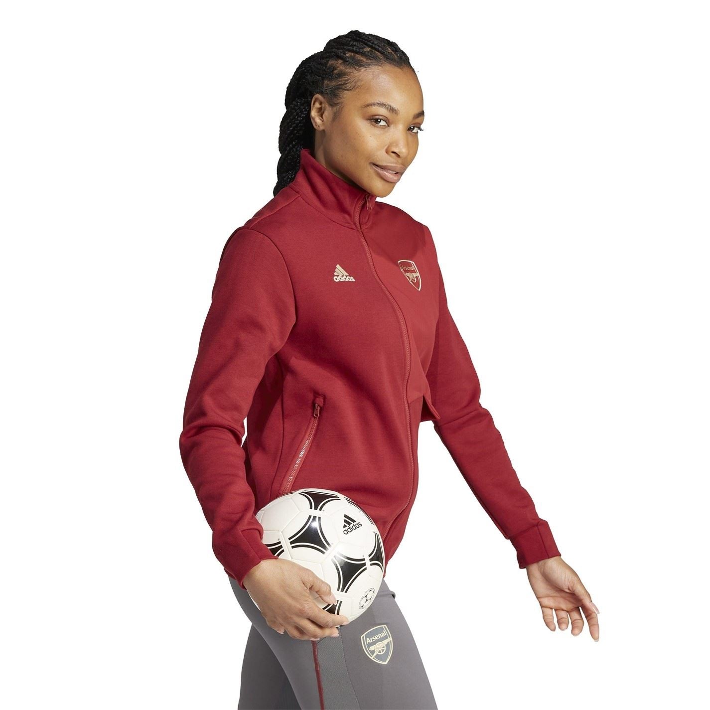 adidas Womens Afc Anth Jacketw Tracksuit Top