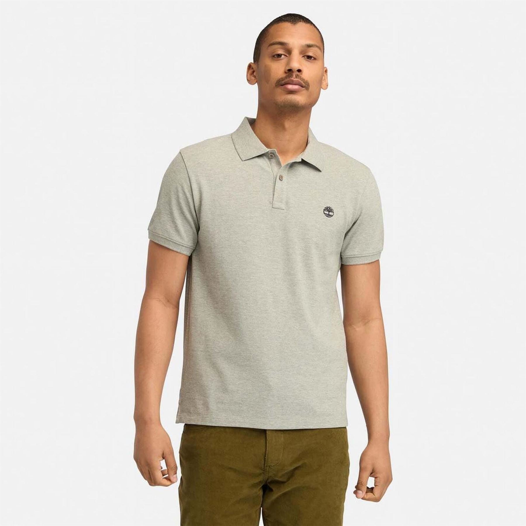 Timberland Oyster River Logo Short Sleeve Polo Shirt