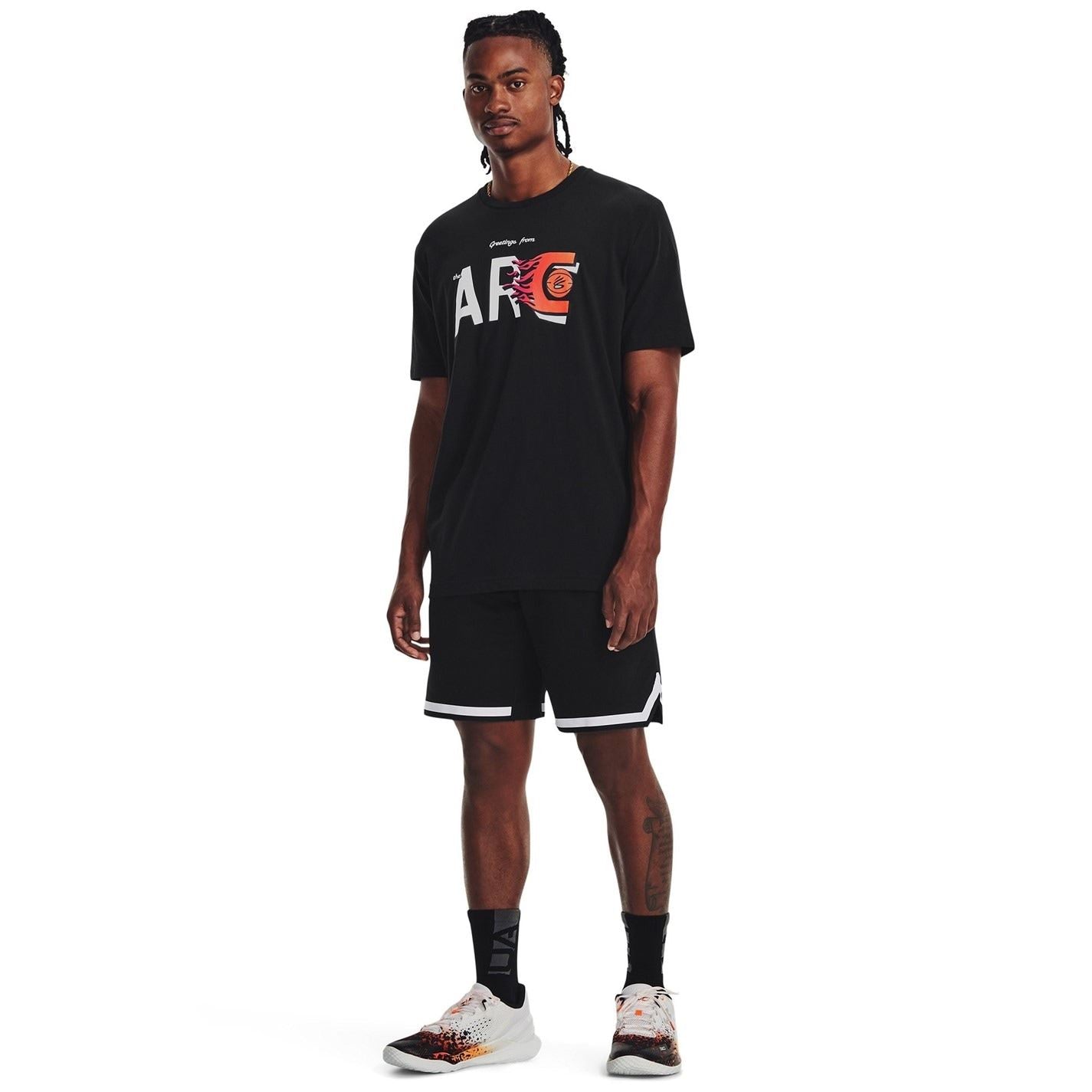 Under Armour Curry Arc Cotton Short Sleeve Performance T Shirt