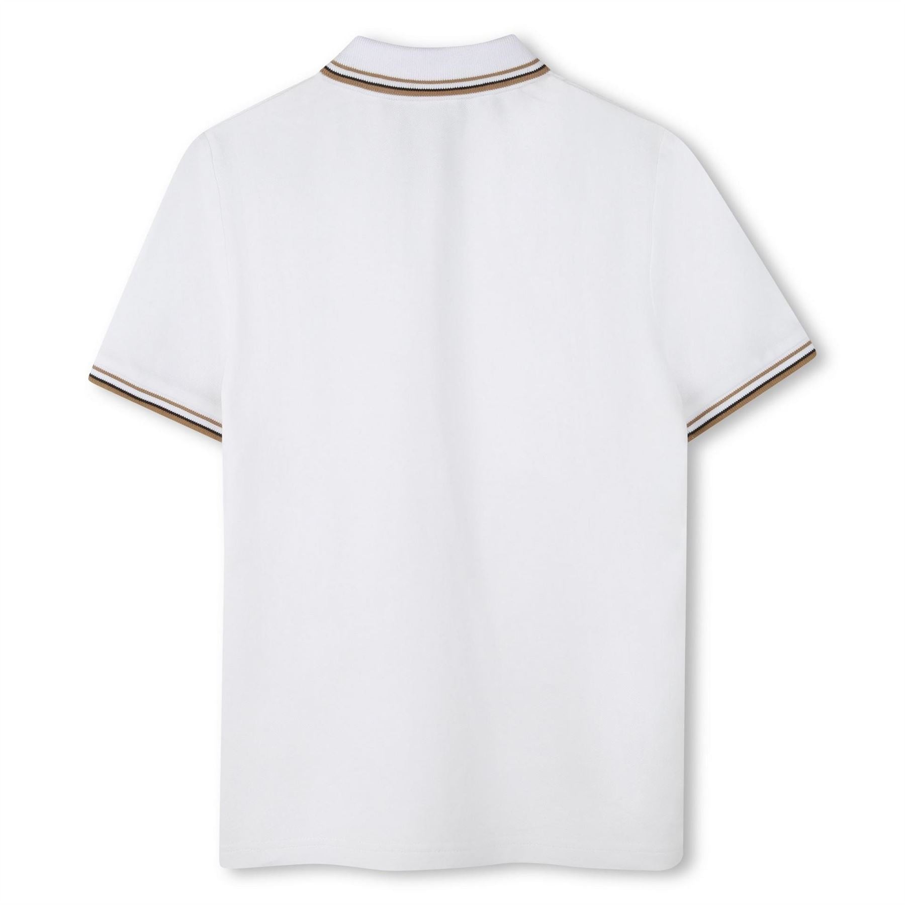Boss Colour Block Short Sleeve Polo Shirt