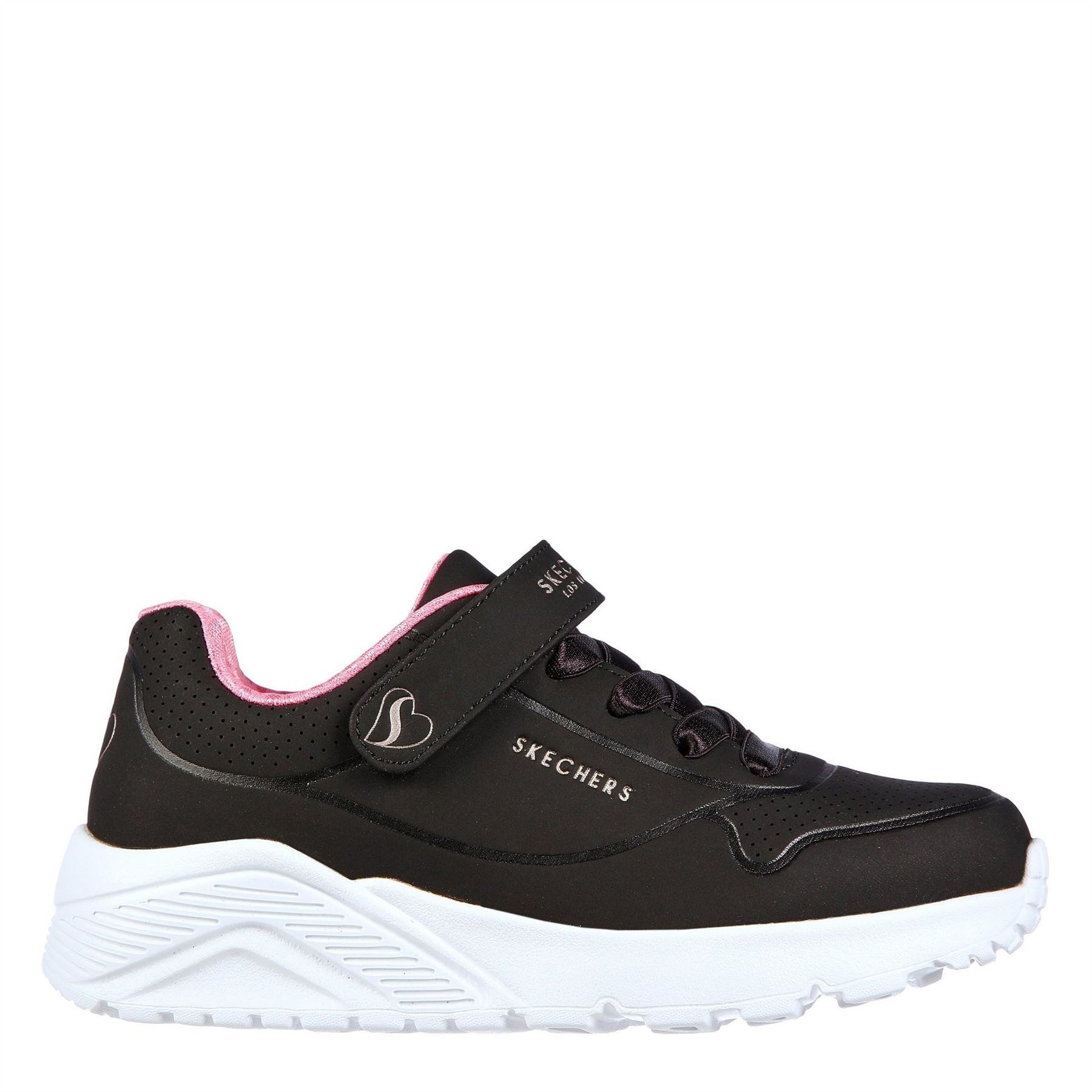 Skechers Gore  And  Strap Fashion Embossed Sneak Low Top Trainers Girls