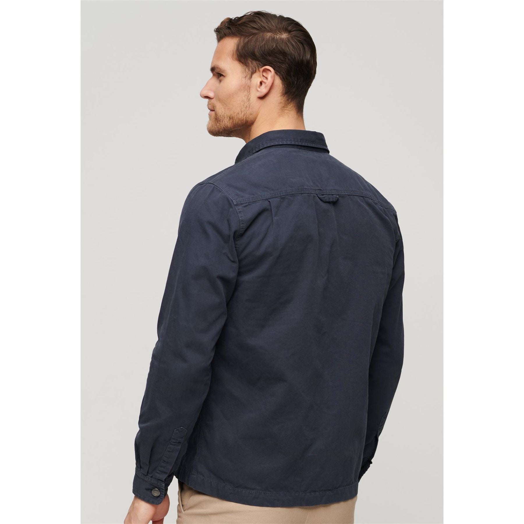 Superdry Collared Neck Regular Fit Shirt Jacket