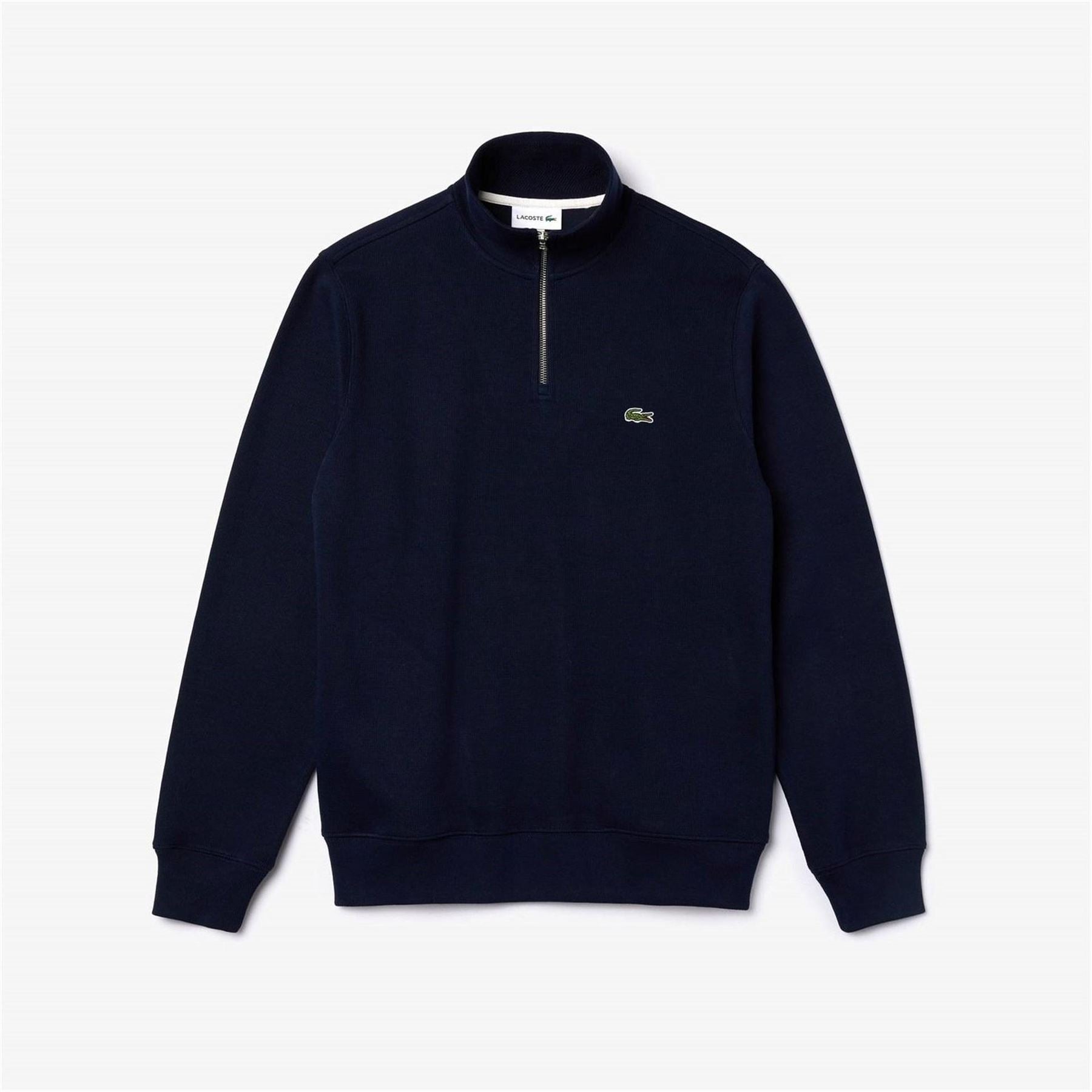 Lacoste Quarter Zip Fleece Top