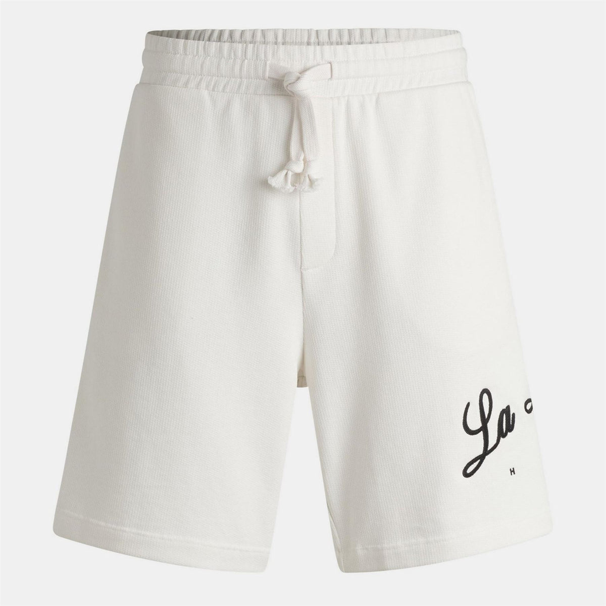 Hugo Red Fleece Jogger Shorts