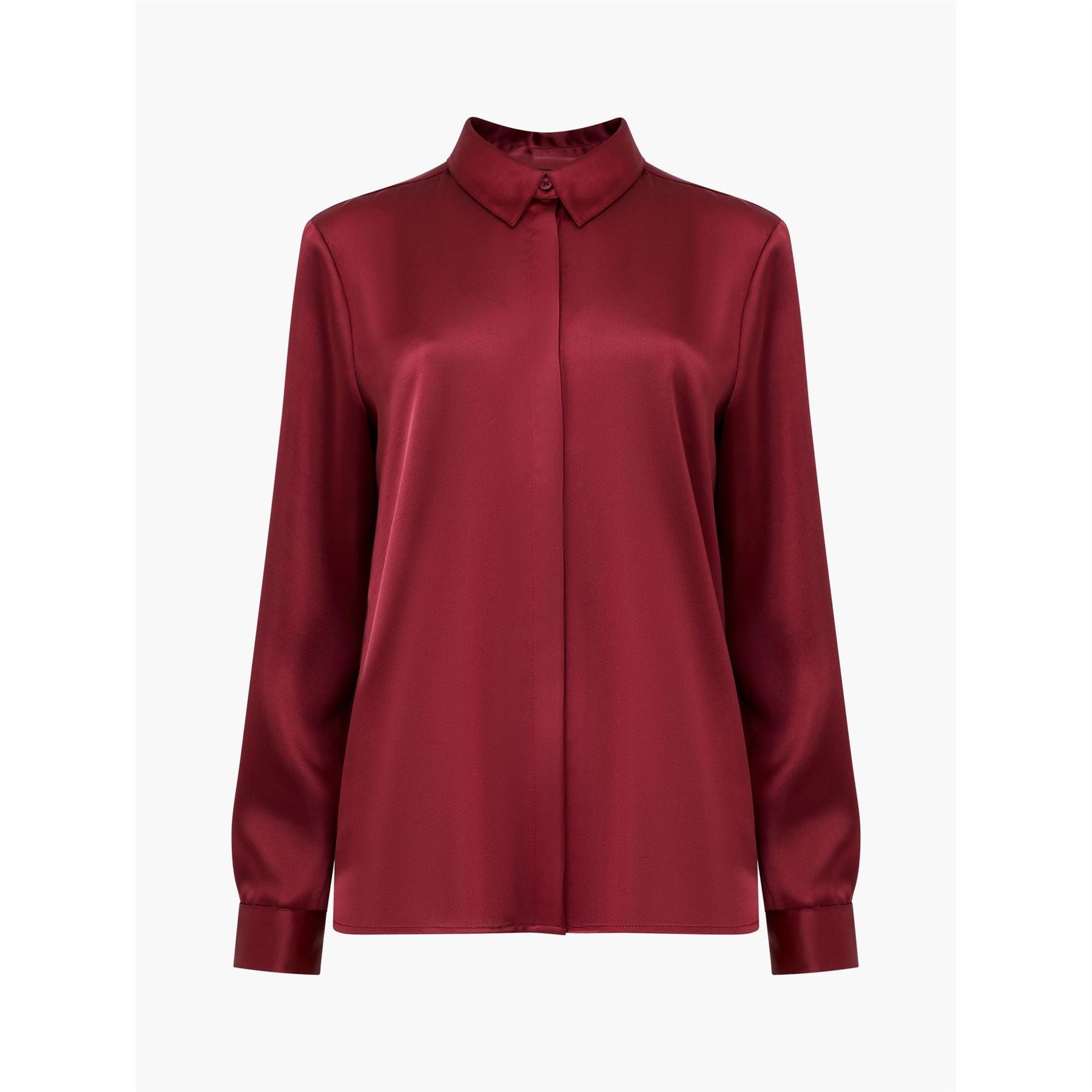 French Connection Irina Collared Neck Long Sleeve Shirt