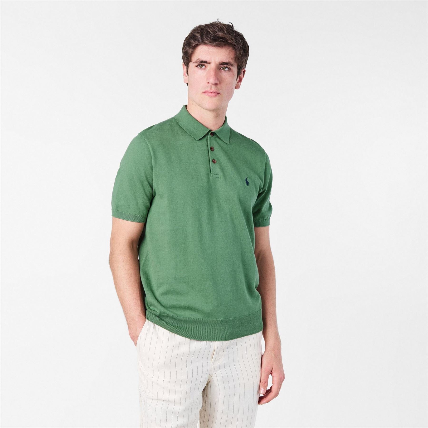 Polo Ralph Lauren Knitted Short Sleeve Polo Shirt