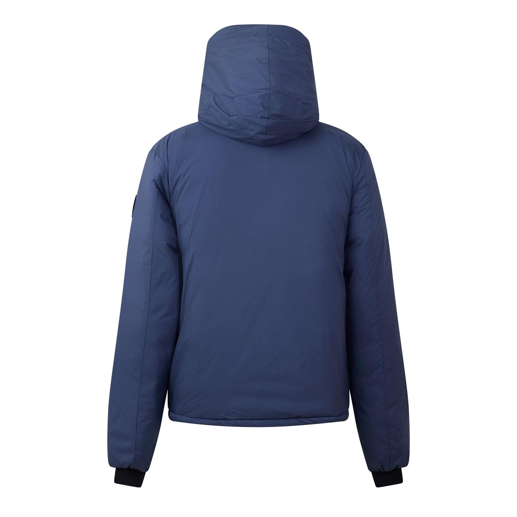 Canada Goose Lodge Down 750 Fill Dwr Wind Resistant Hooded Short Puffer Jacket