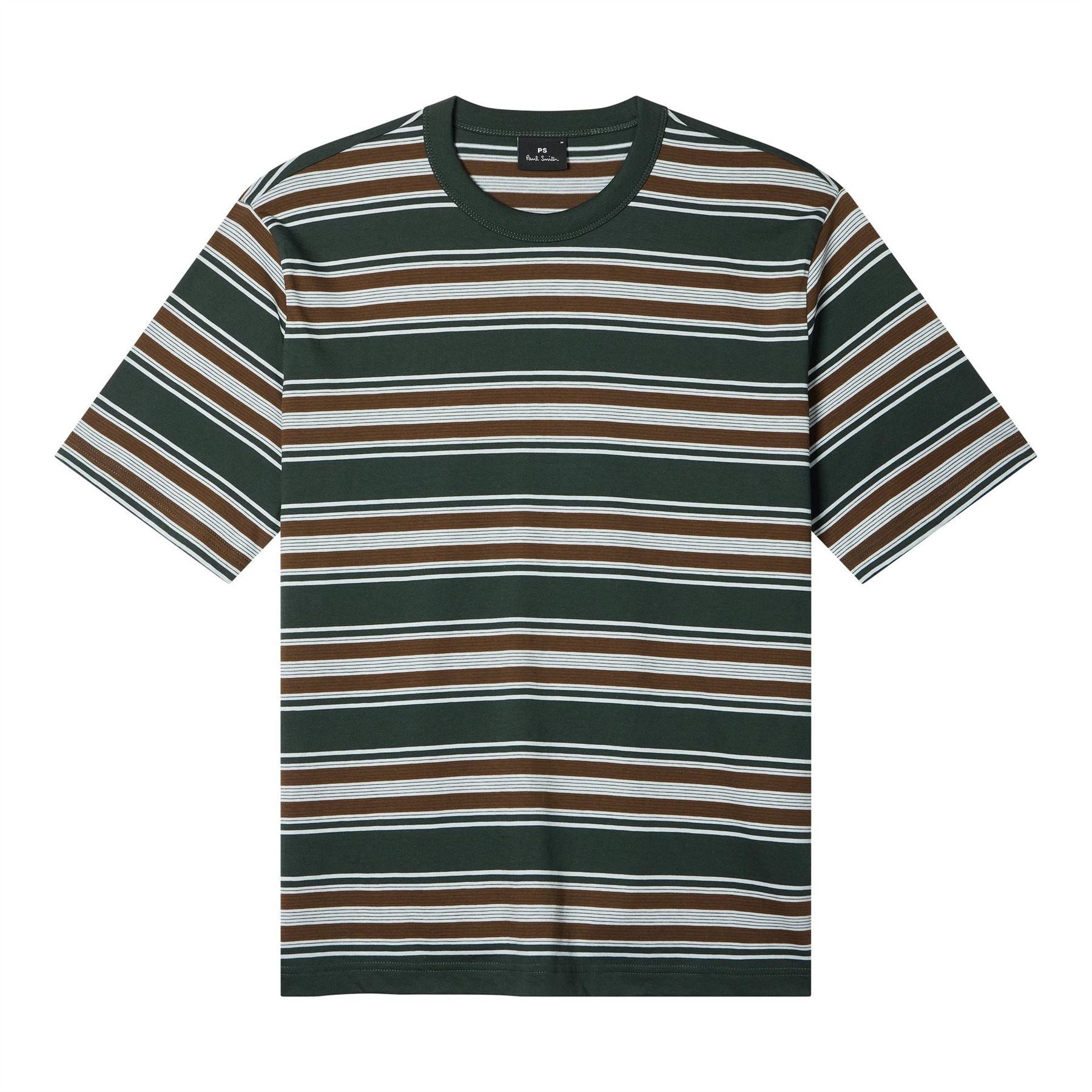 PS Paul Smith Wide Stripe Crew Neck Short Sleeve T-Shirt