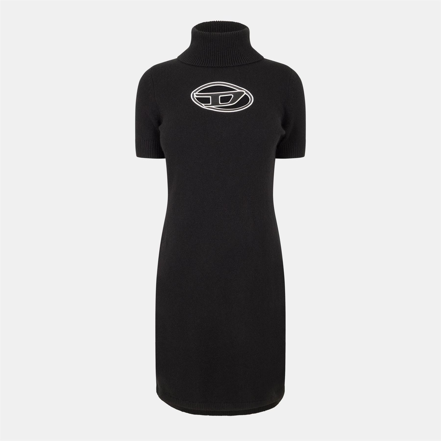 Diesel Aagaret Turtle Neck Mini Bodycon Dress
