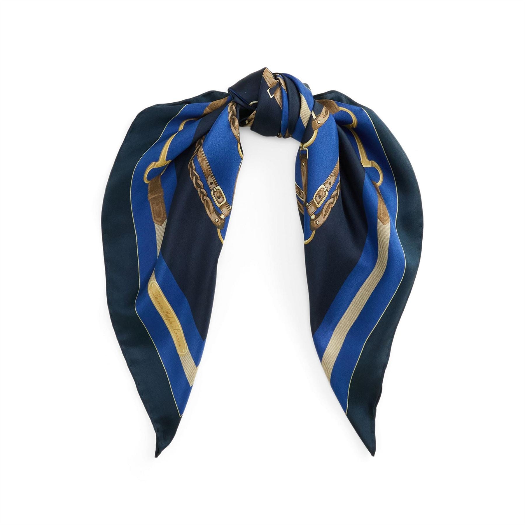 Lauren by Ralph Lauren Leather Silk Scarf