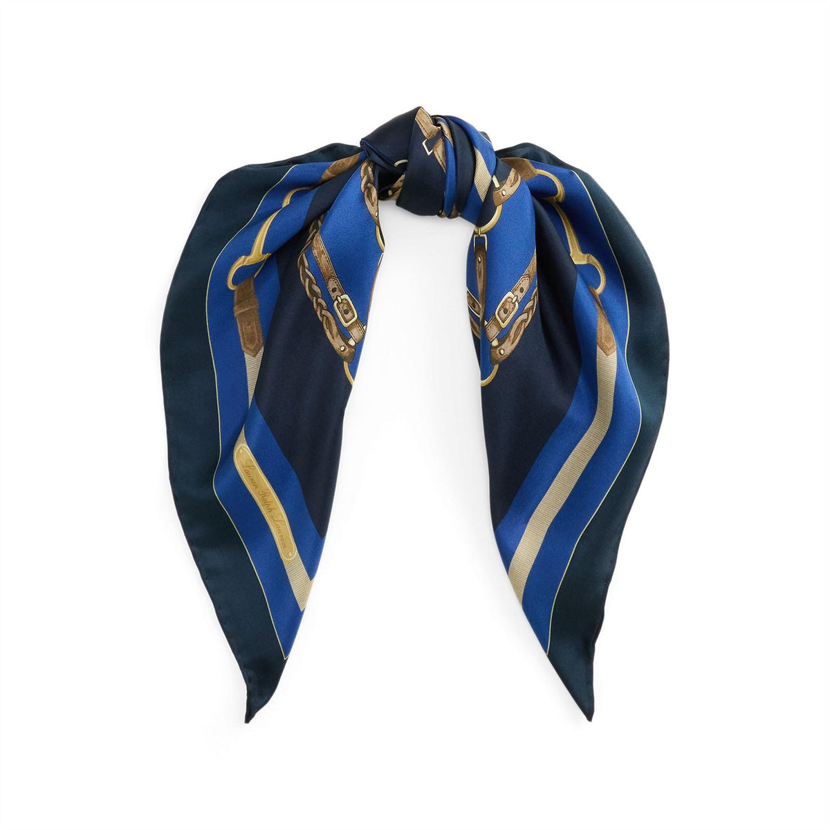 Lauren by Ralph Lauren Leather Silk Scarf