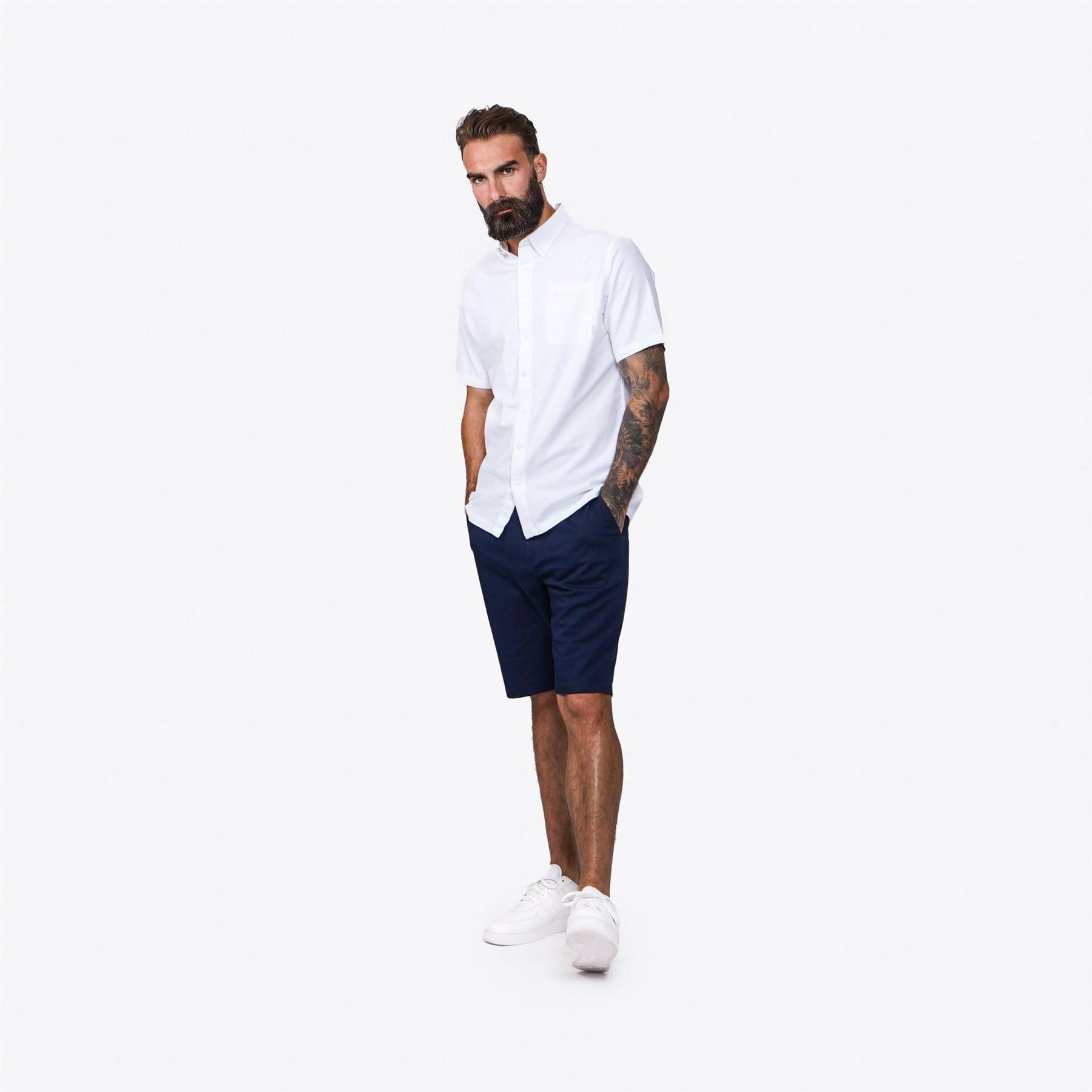 Firetrap Mens Classic Oxford Short Sleeve Shirt