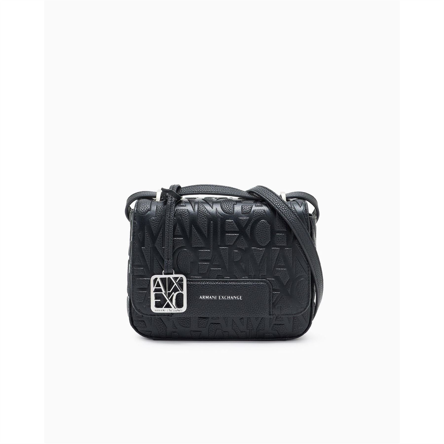 Armani Exchange Exchange Messenger Bag with Embossed Logo