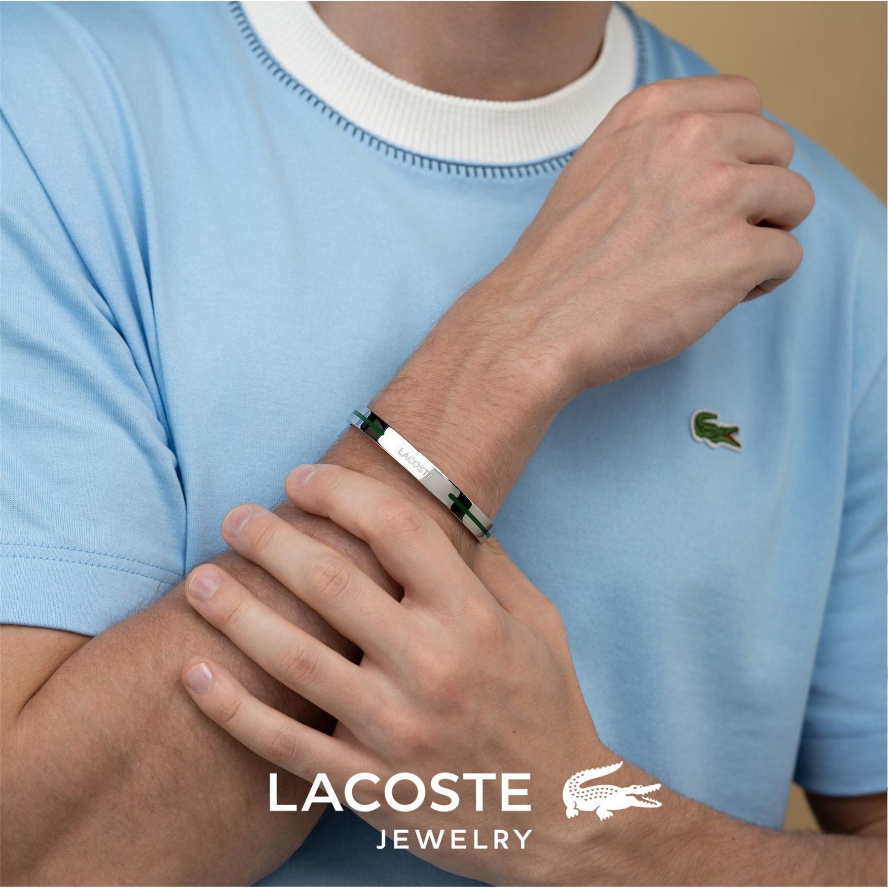 Lacoste Mens Adventurer Bangle Bracelet