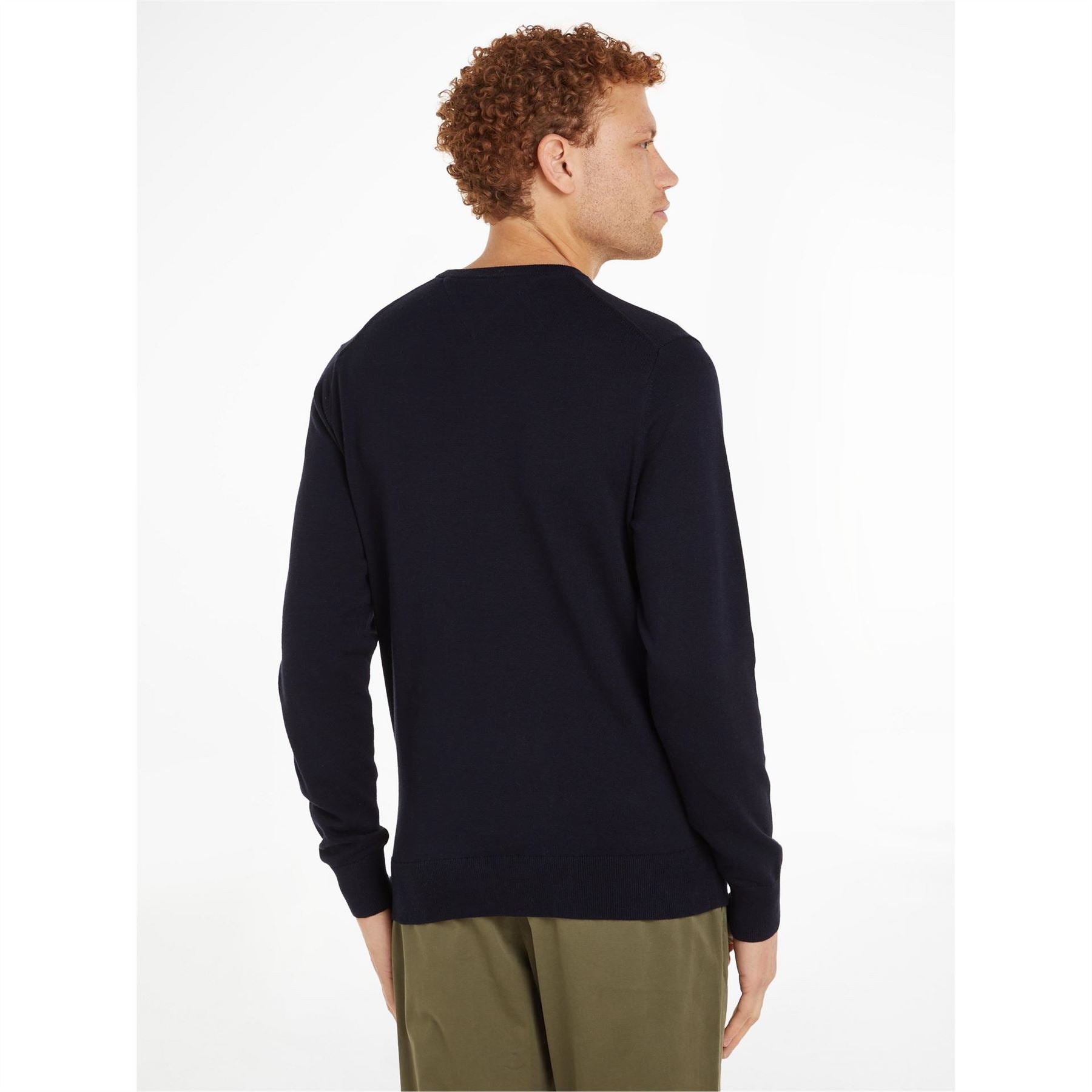 Tommy Hilfiger Cotton Crew Neck Pullover Sweater