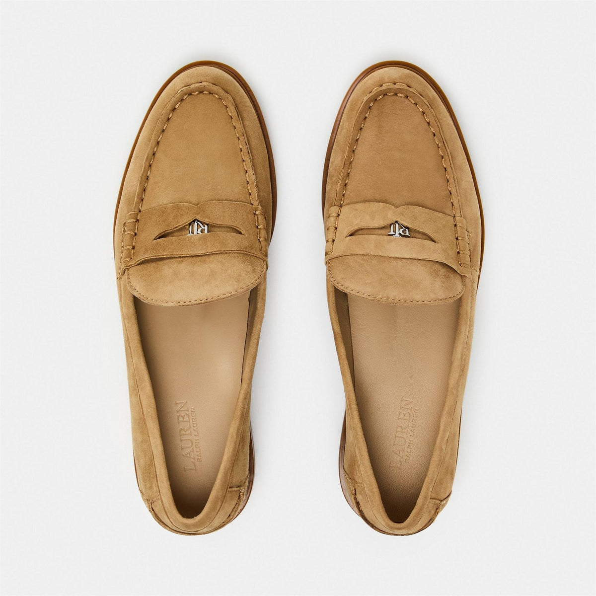 Lauren by Ralph Lauren Marli Penny Loafers Chunky Heel