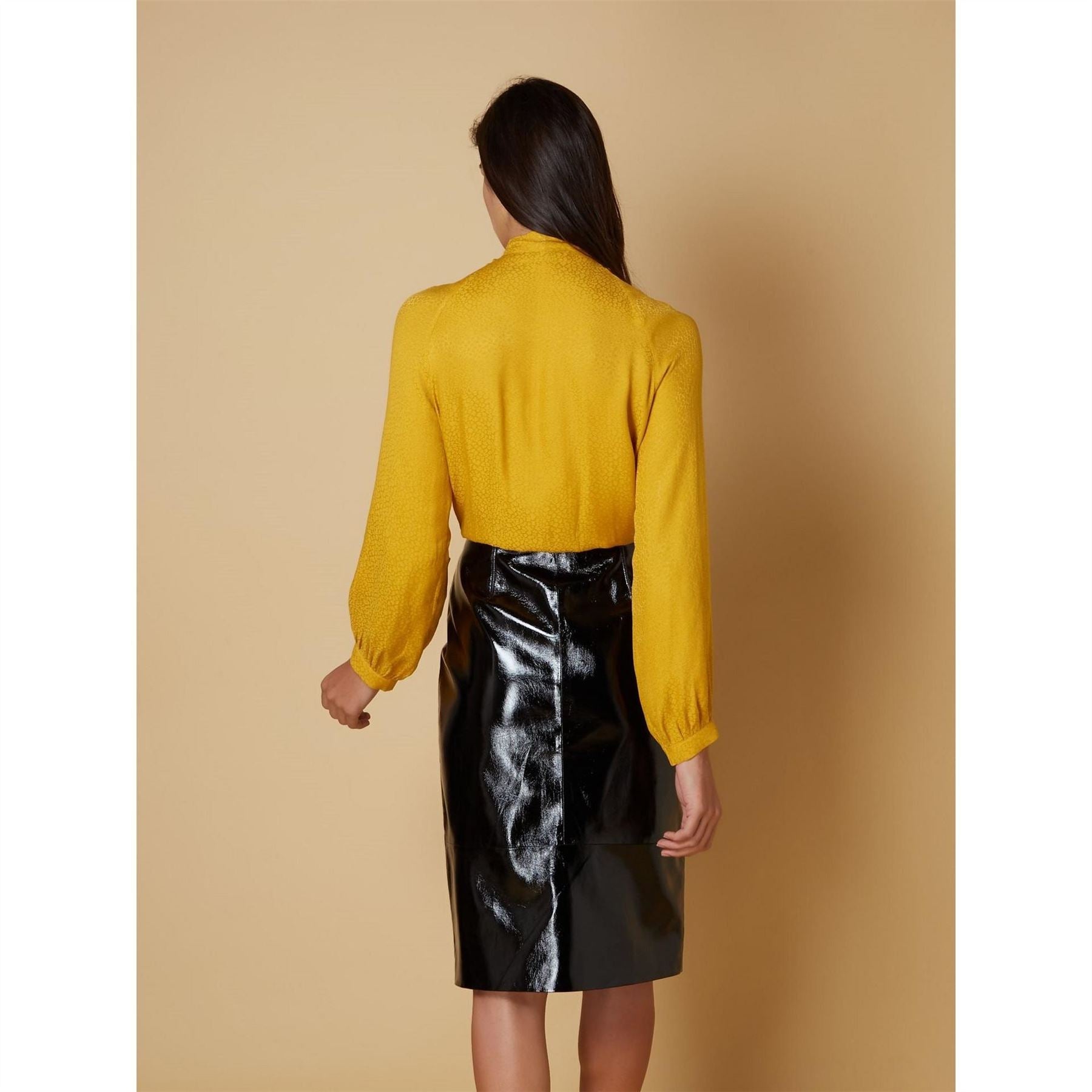 Biba Jacquard Pussybow Blouse
