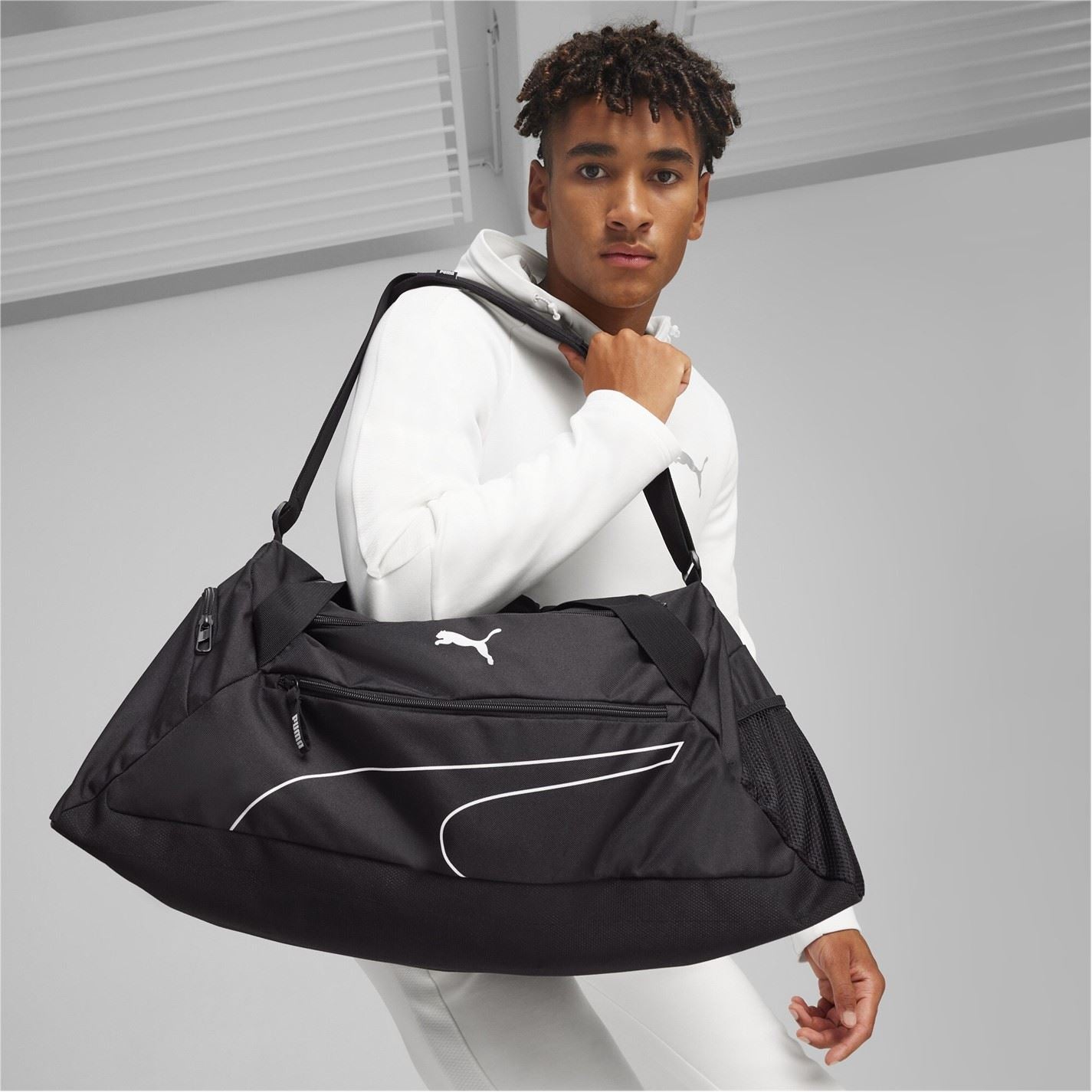 Puma Sports Duffle Bag with Logo