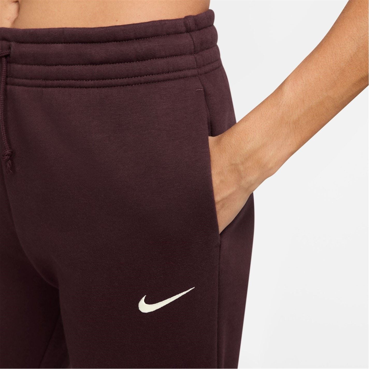 Nike Womens Sportswear Phoenix Fleece Mid Rise Sweatpants