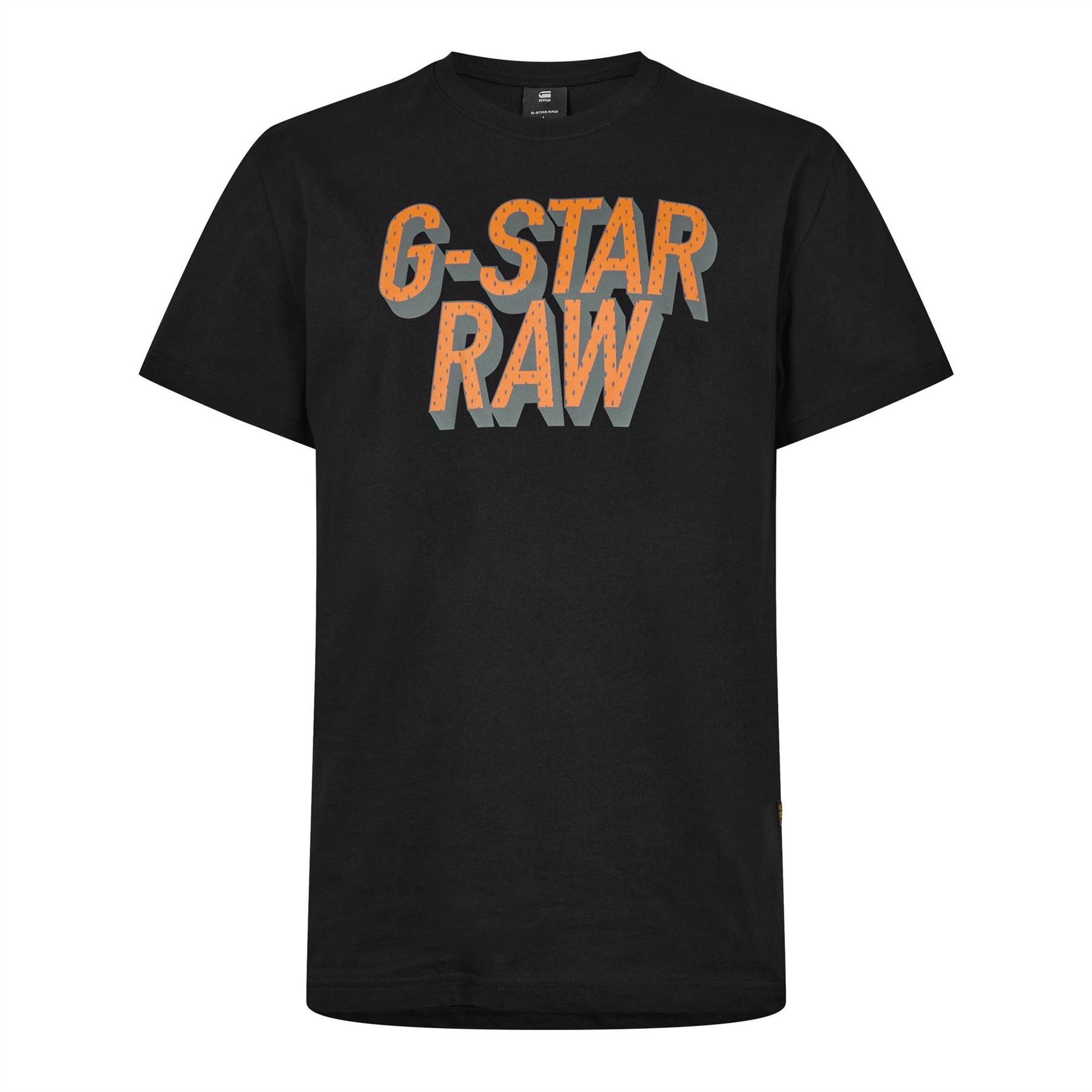 G Star 3D Dotted Crew Neck Regular Fit T-Shirt