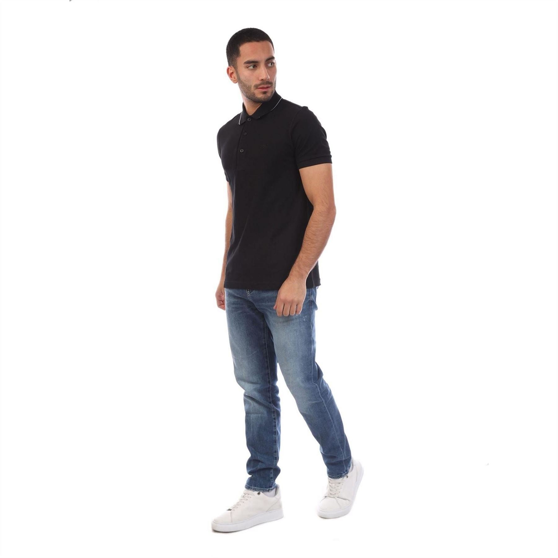 Boss 4 Slim Fit Polo Shirt With Tonal Logo