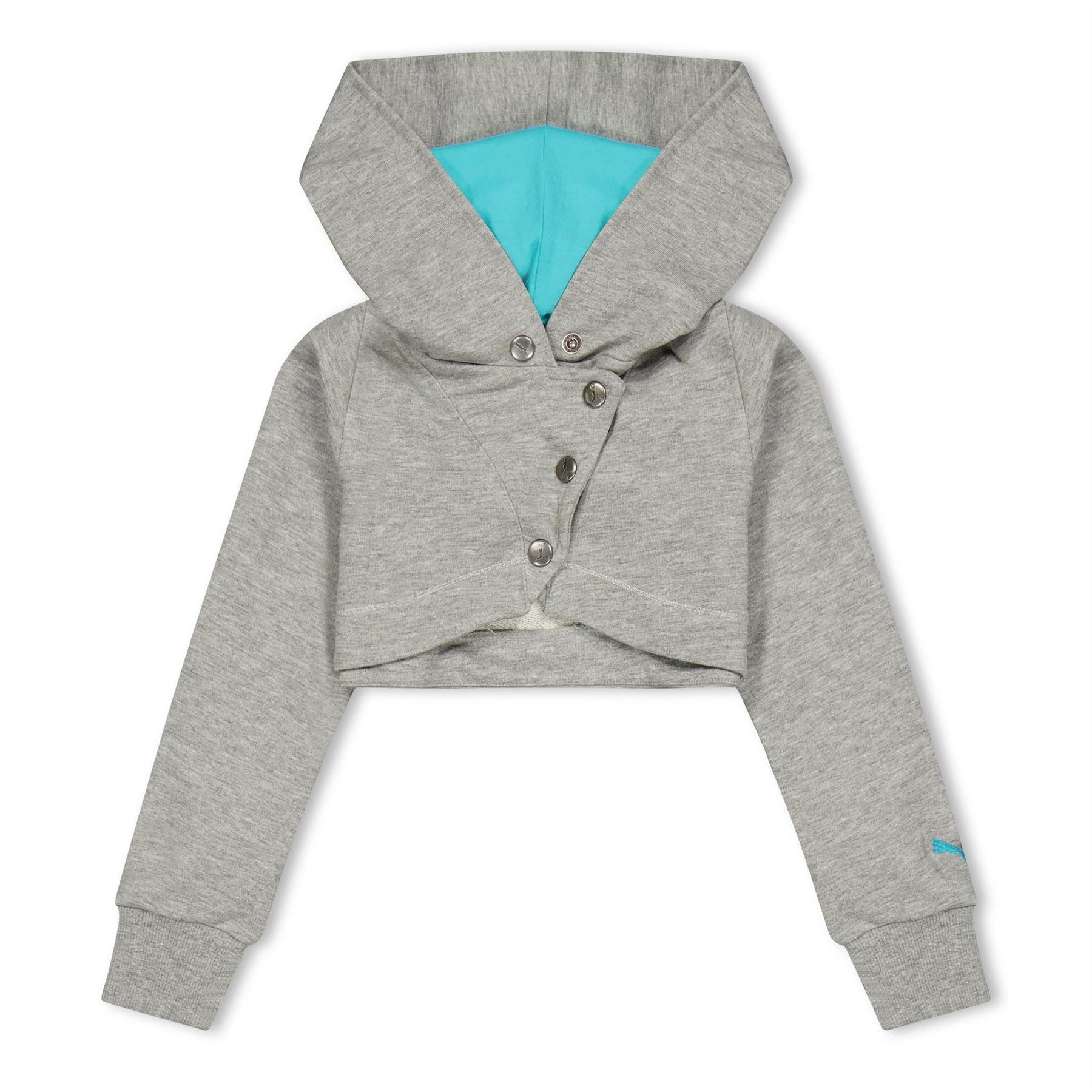 Puma Cropped Sweat Jacket Juniors