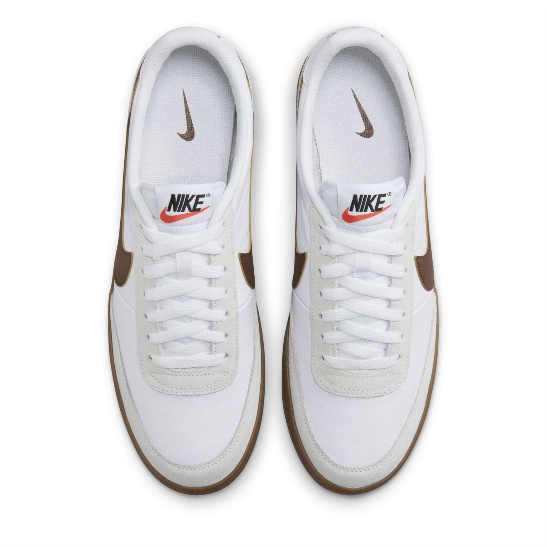Nike Leather Low Top Flat Heel Sneakers