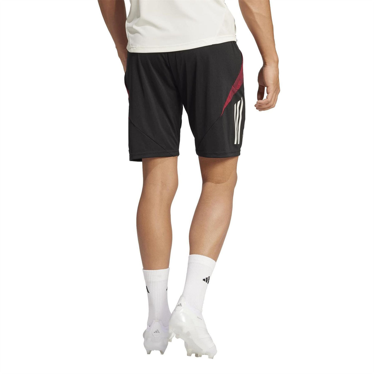 adidas MUFC Solid Patterned Bermuda Shorts