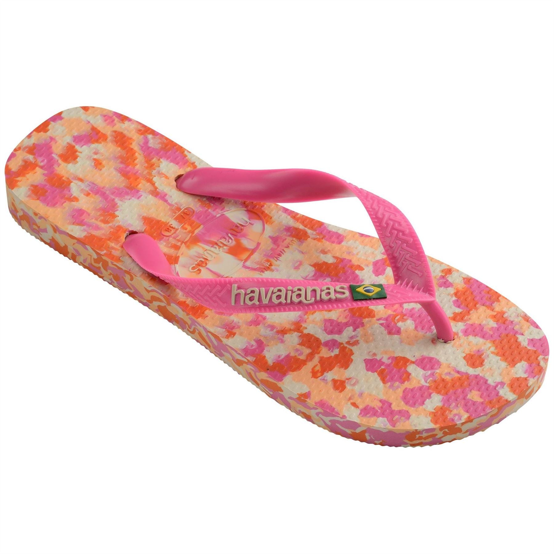 Havaianas Brasil Camo Patterned Flip Flop Sandals