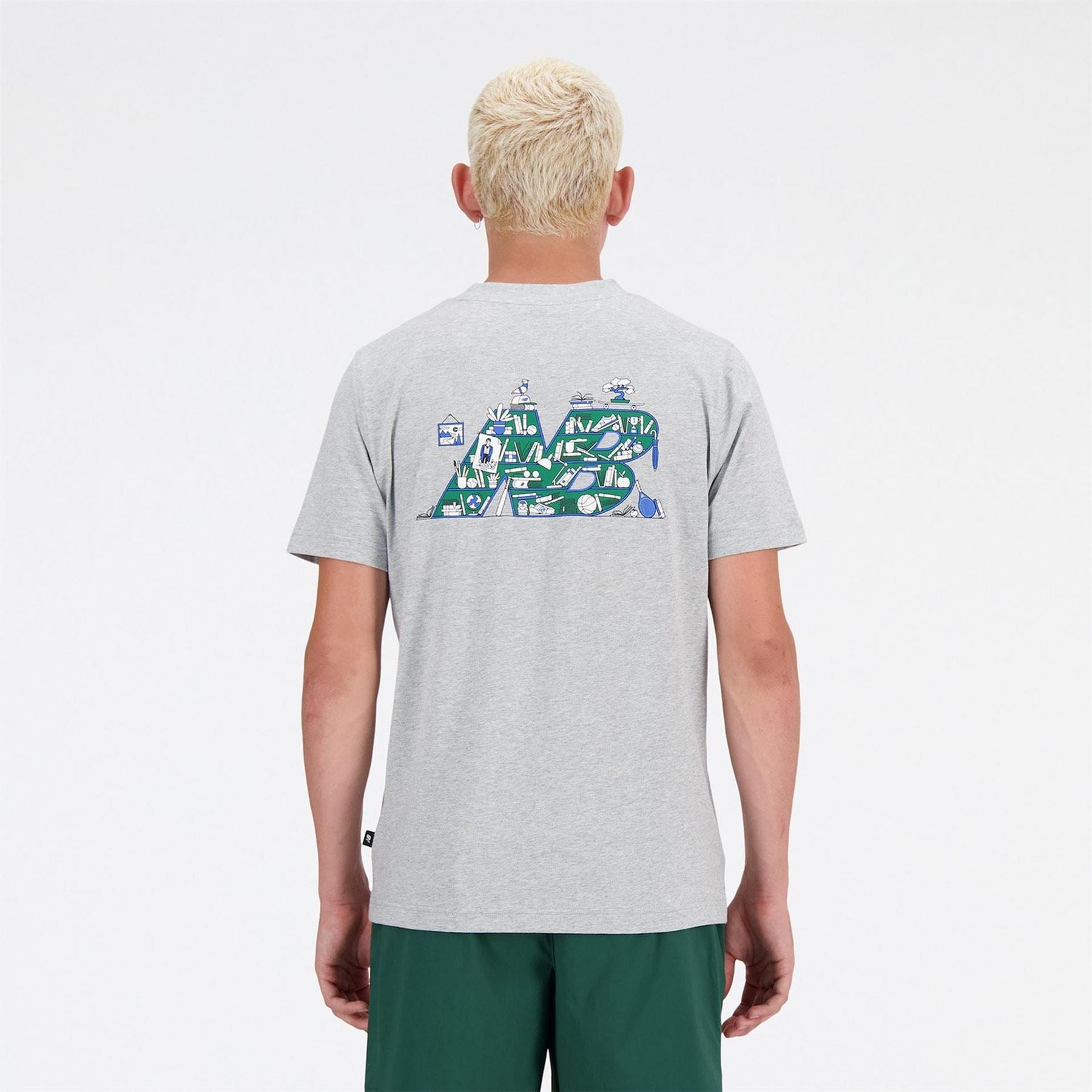 New Balance Back Print Regular Fit T-Shirt