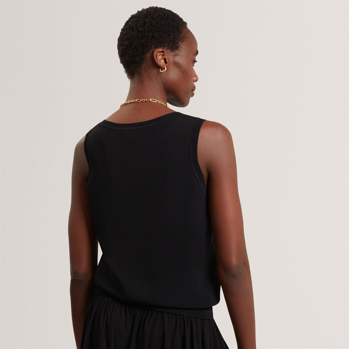 Ted Baker Lace Front Tank Knitted Top