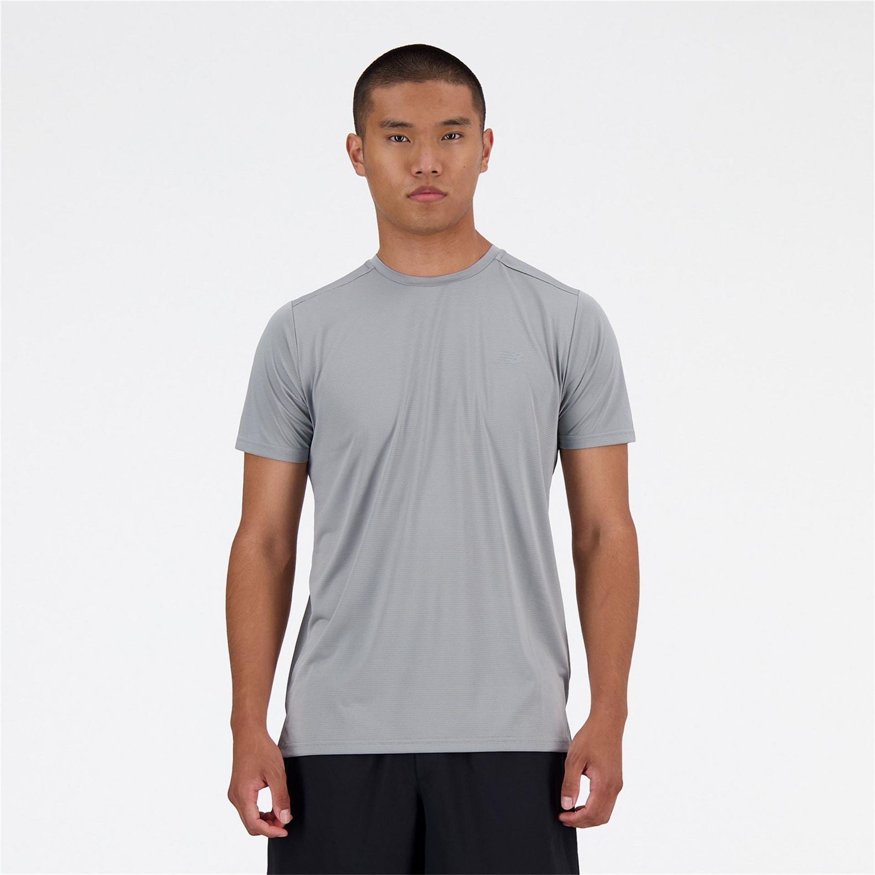 New Balance Regular Fit Crew Neck Short Sleeve Athletic Top