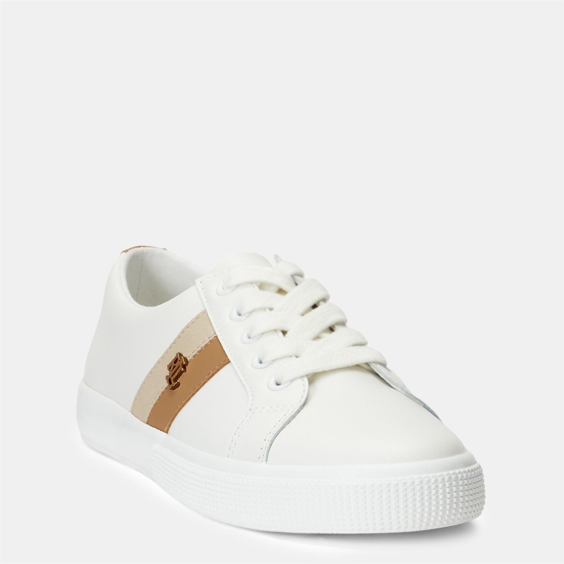 Lauren by Ralph Lauren Janson Leather Court Trainers
