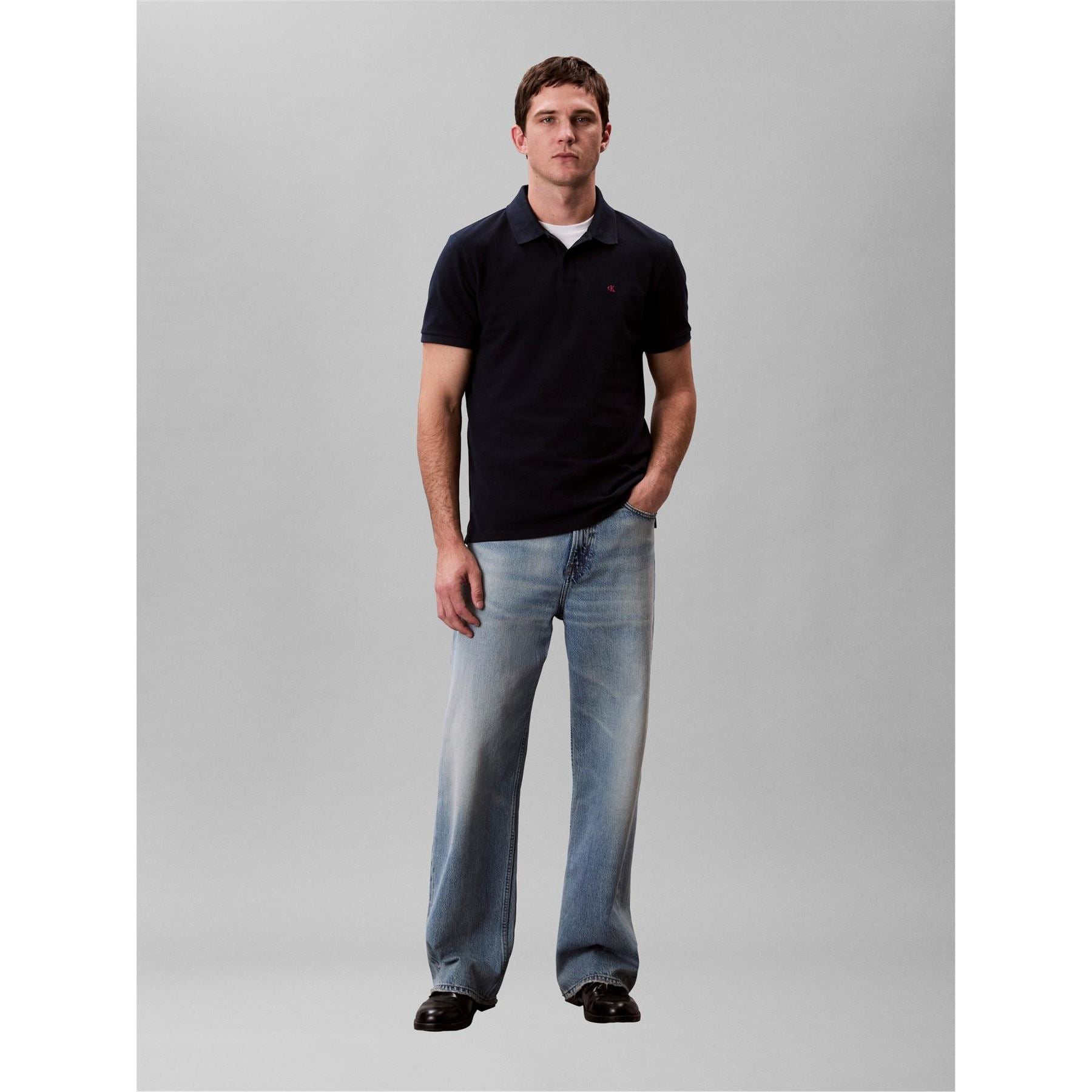 Calvin Klein Jeans Regular Fit Short Sleeve Polo Shirt