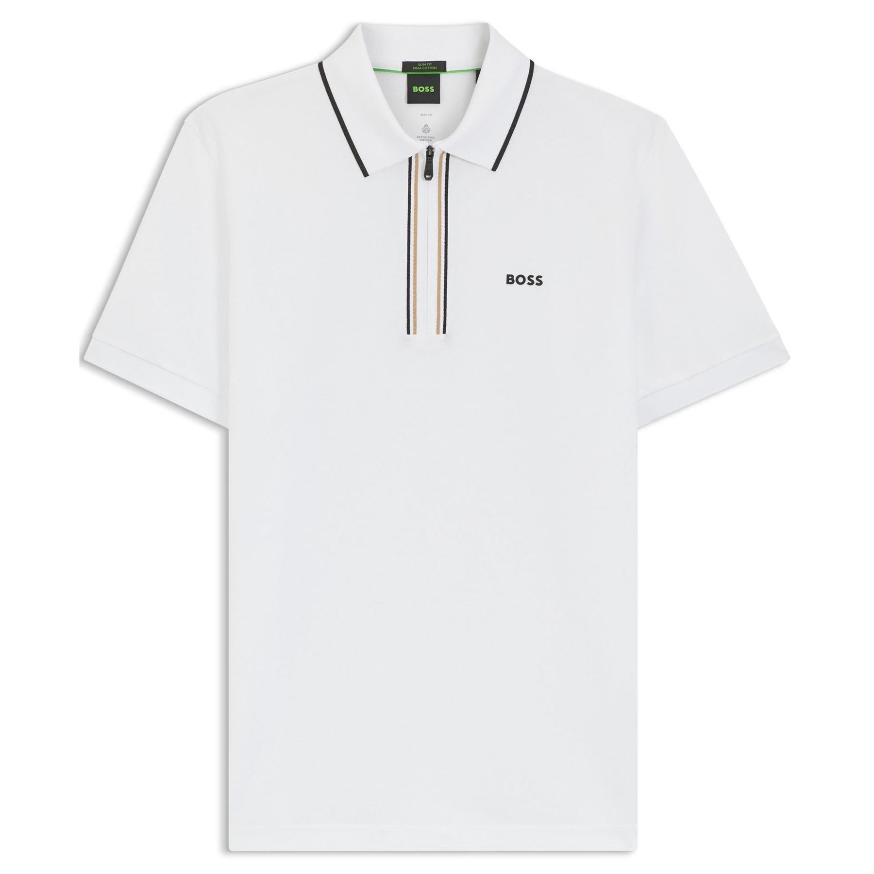 Boss BOSS GREEN Short Sleeve Zip Polo Shirt (Philix)