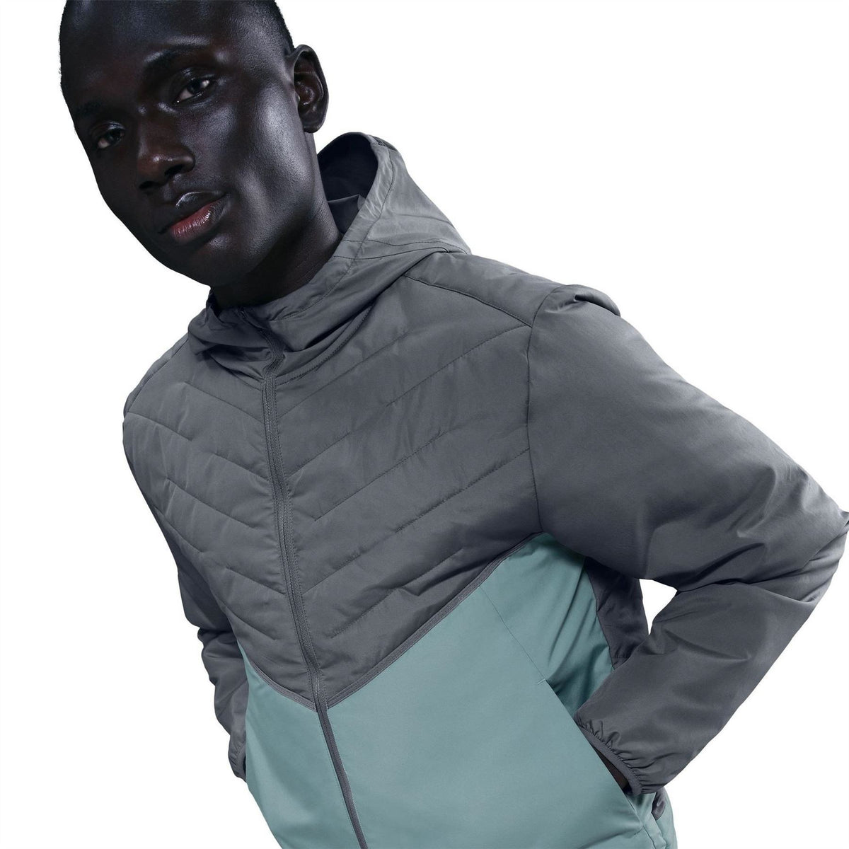 Nike Synth Repel Colour Block Side Pocket Running Jacket