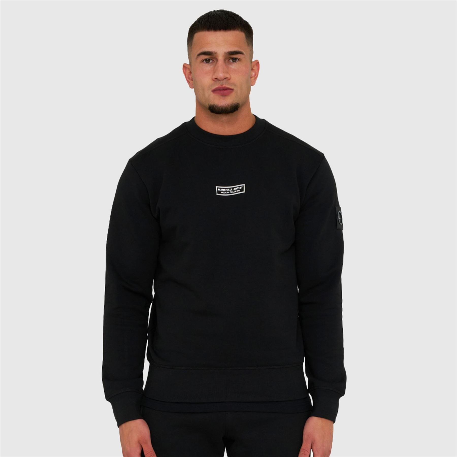 Marshall Artist Siren Crew Neck Ribbed Collar Long Sleeve Sweater