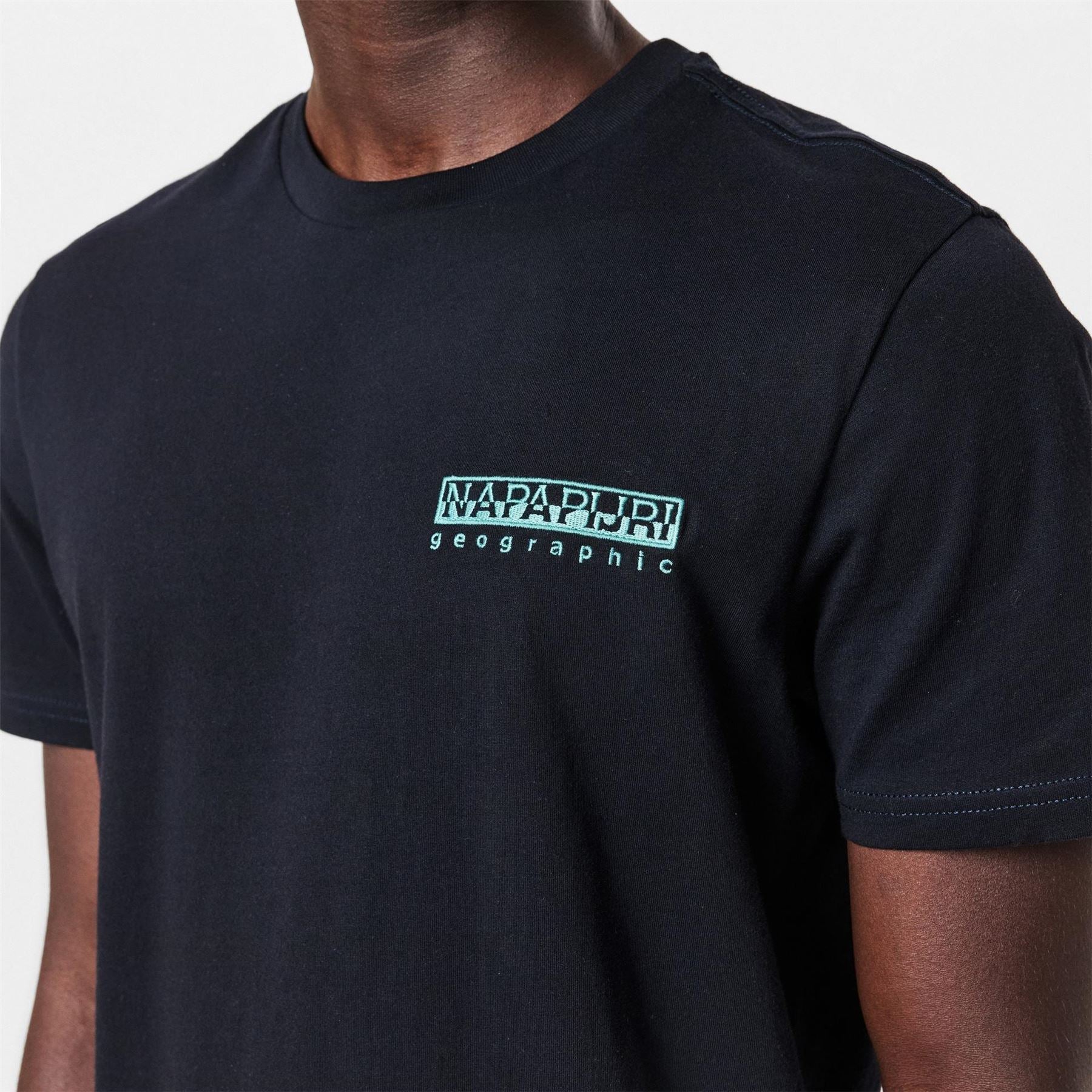 Napapijri Vignoni Geographic Print Regular Fit Crew Neck Short Sleeve T-Shirt