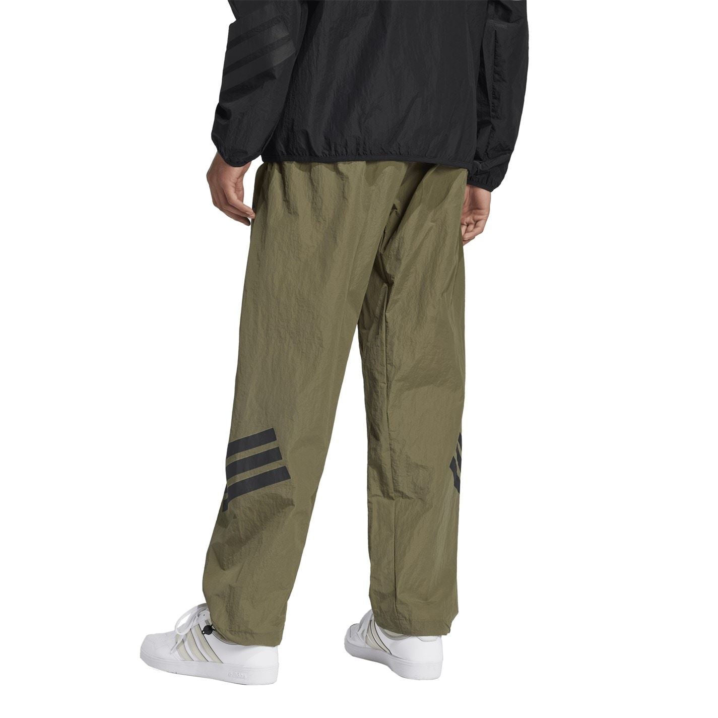 adidas Mens Future Icons 3 Stripes Woven Tracksuit Bottoms