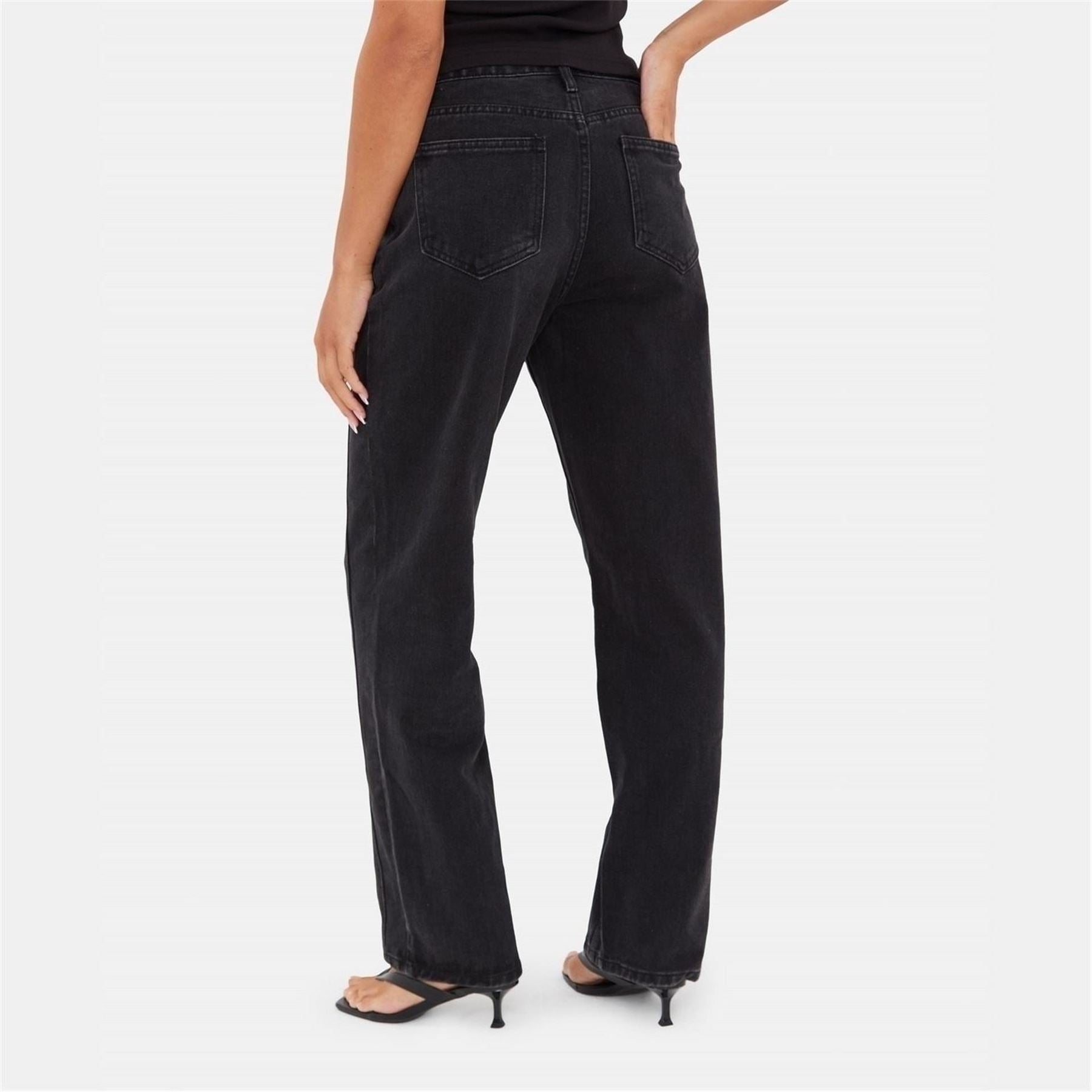 I Saw It First Detail Straight Leg Jeans