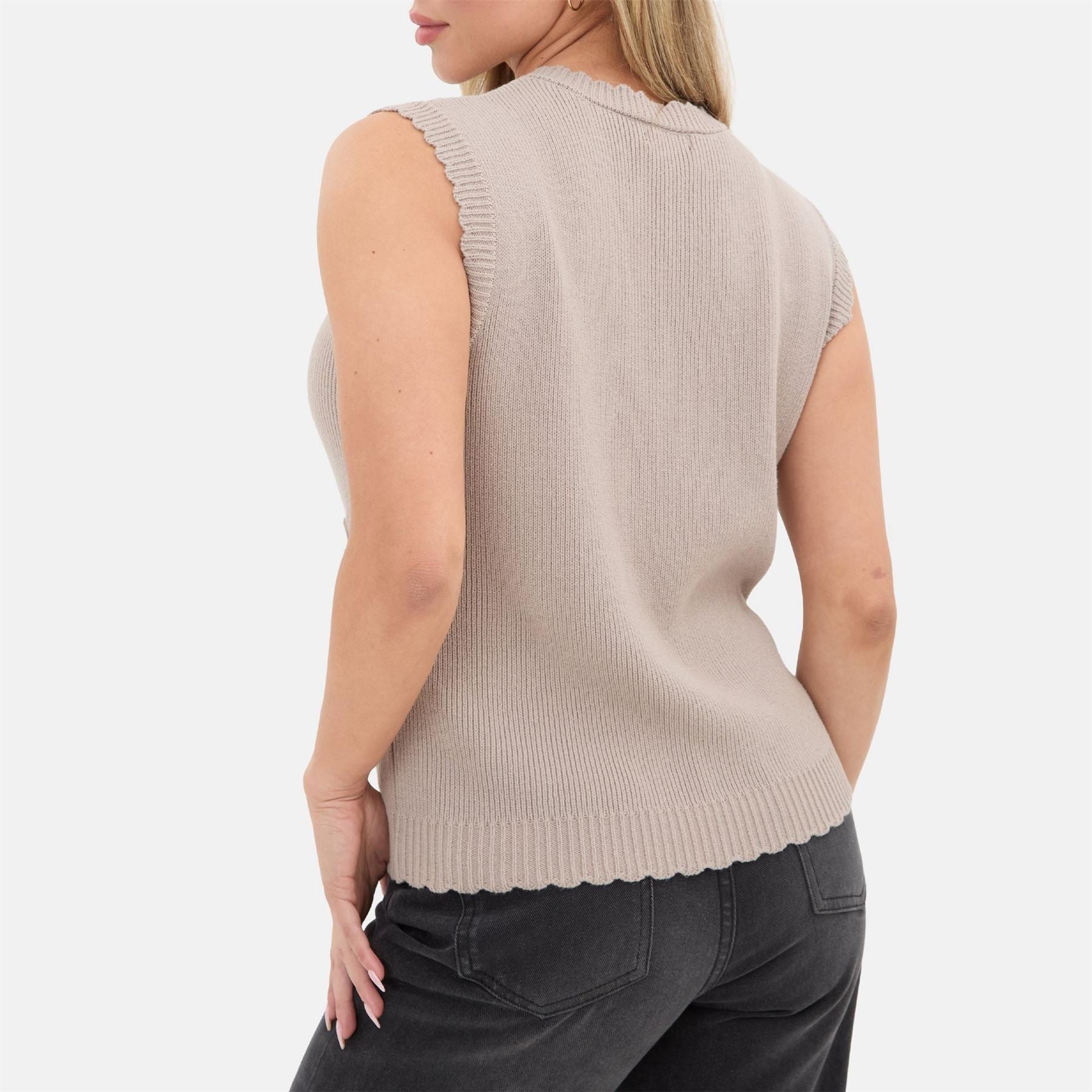 I Saw It First Button Knitted Vest