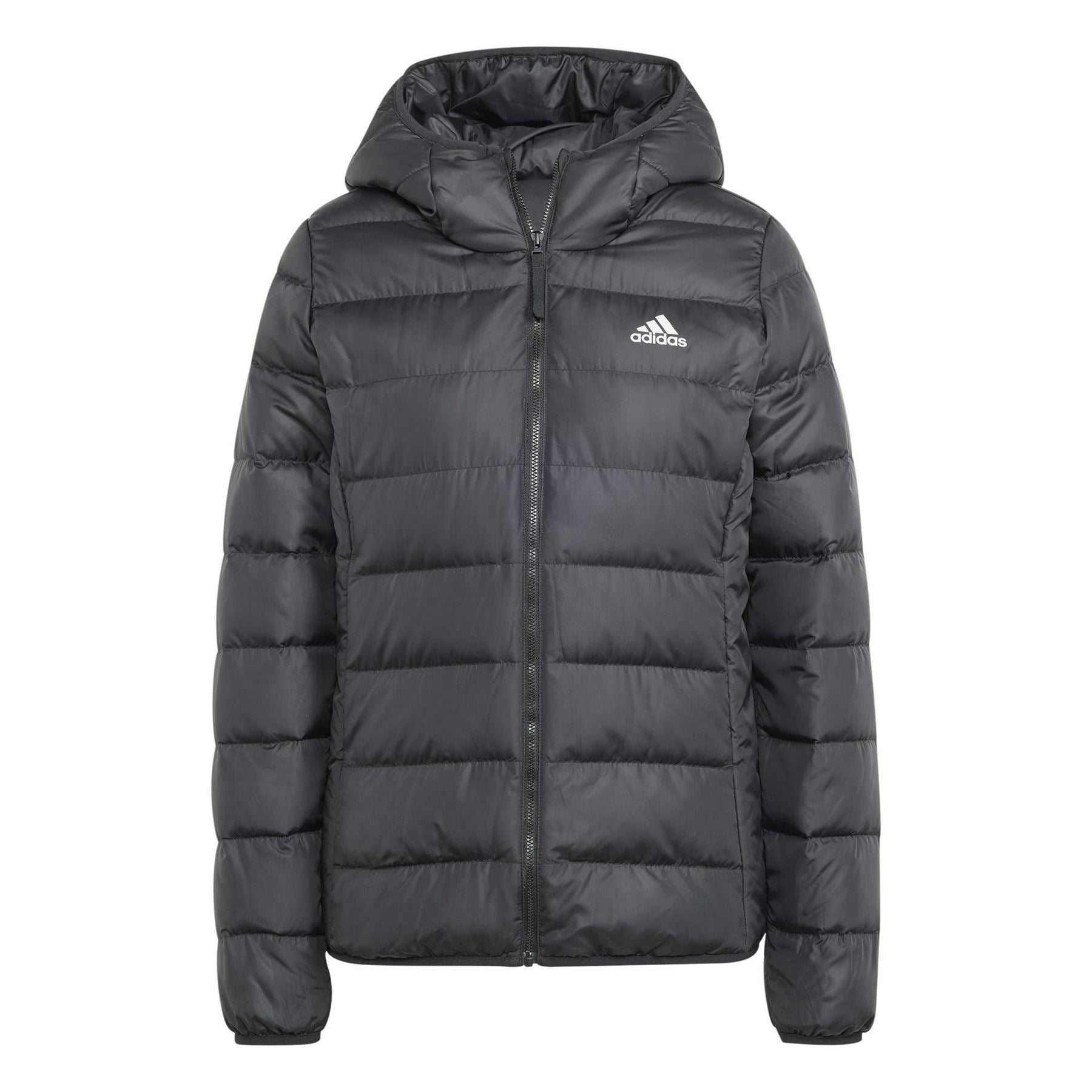 adidas Womens Essentials Light Down Hooded Jacket